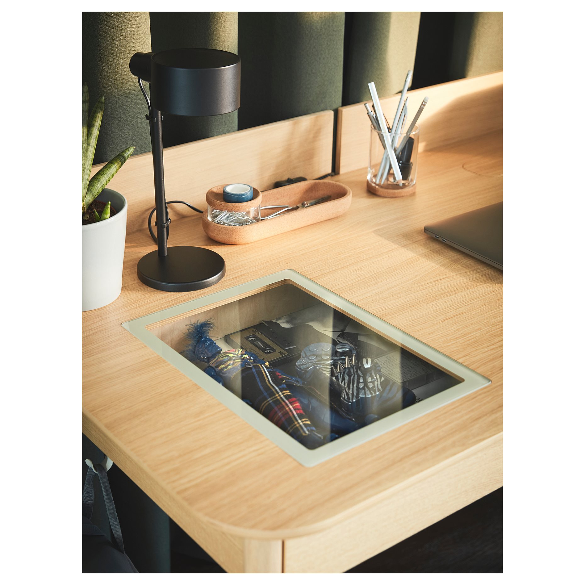 RIDSPÖ/BJÖRKBERGET, desk and chair, 195.028.17