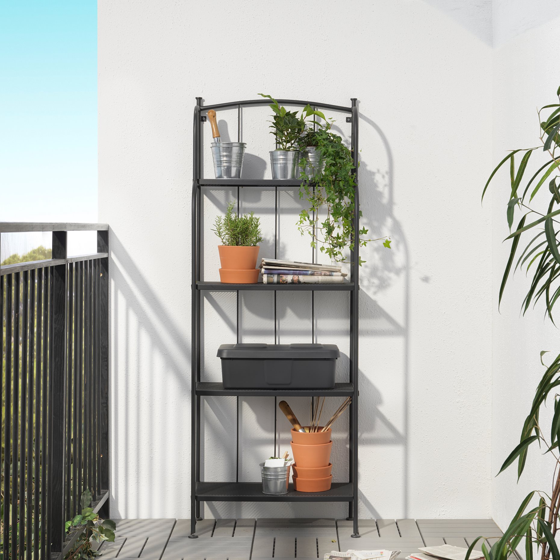 LÄCKÖ, shelving unit/outdoor, 61x160 cm, 201.518.37