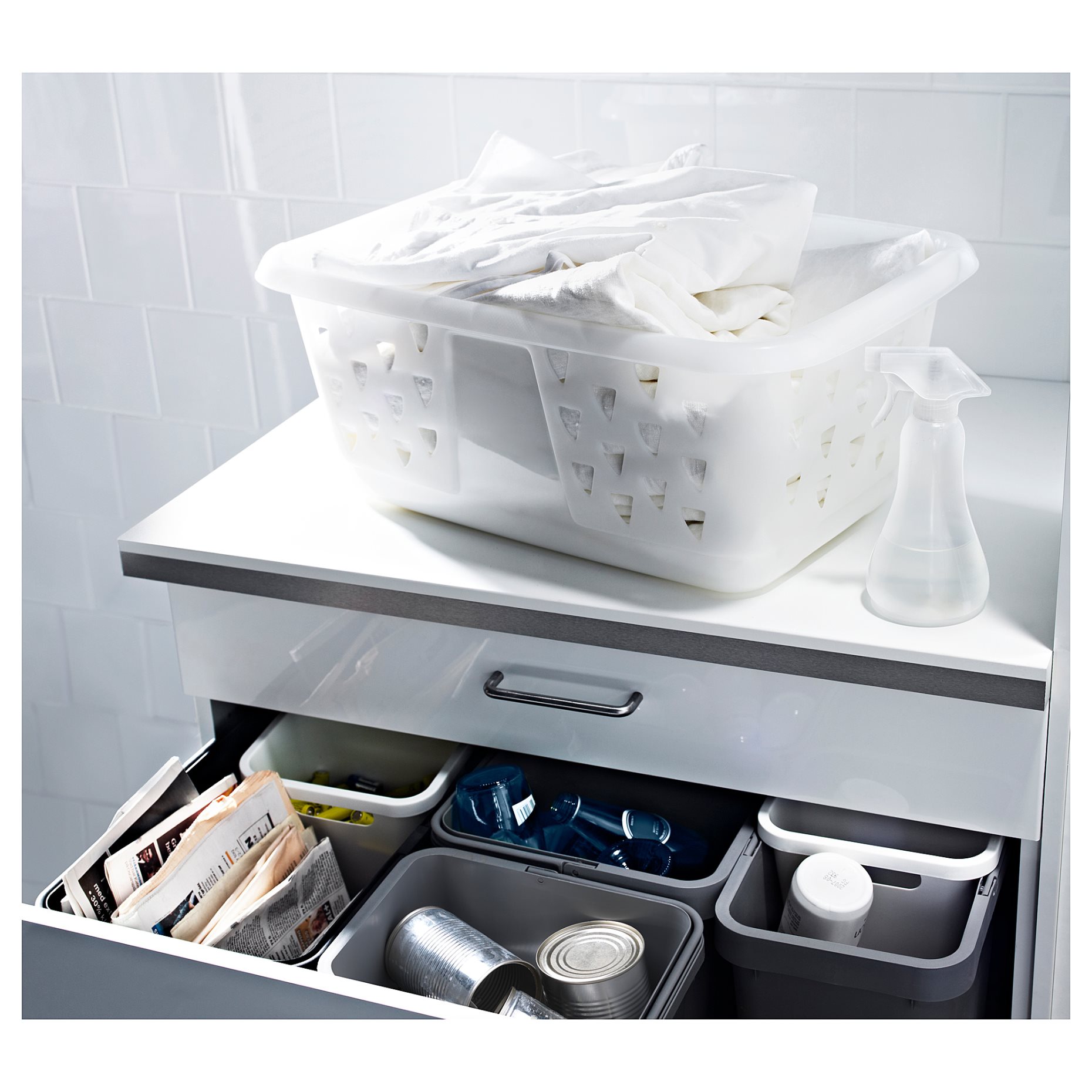 BLASKA, clothes-basket, 36 l, 201.677.44