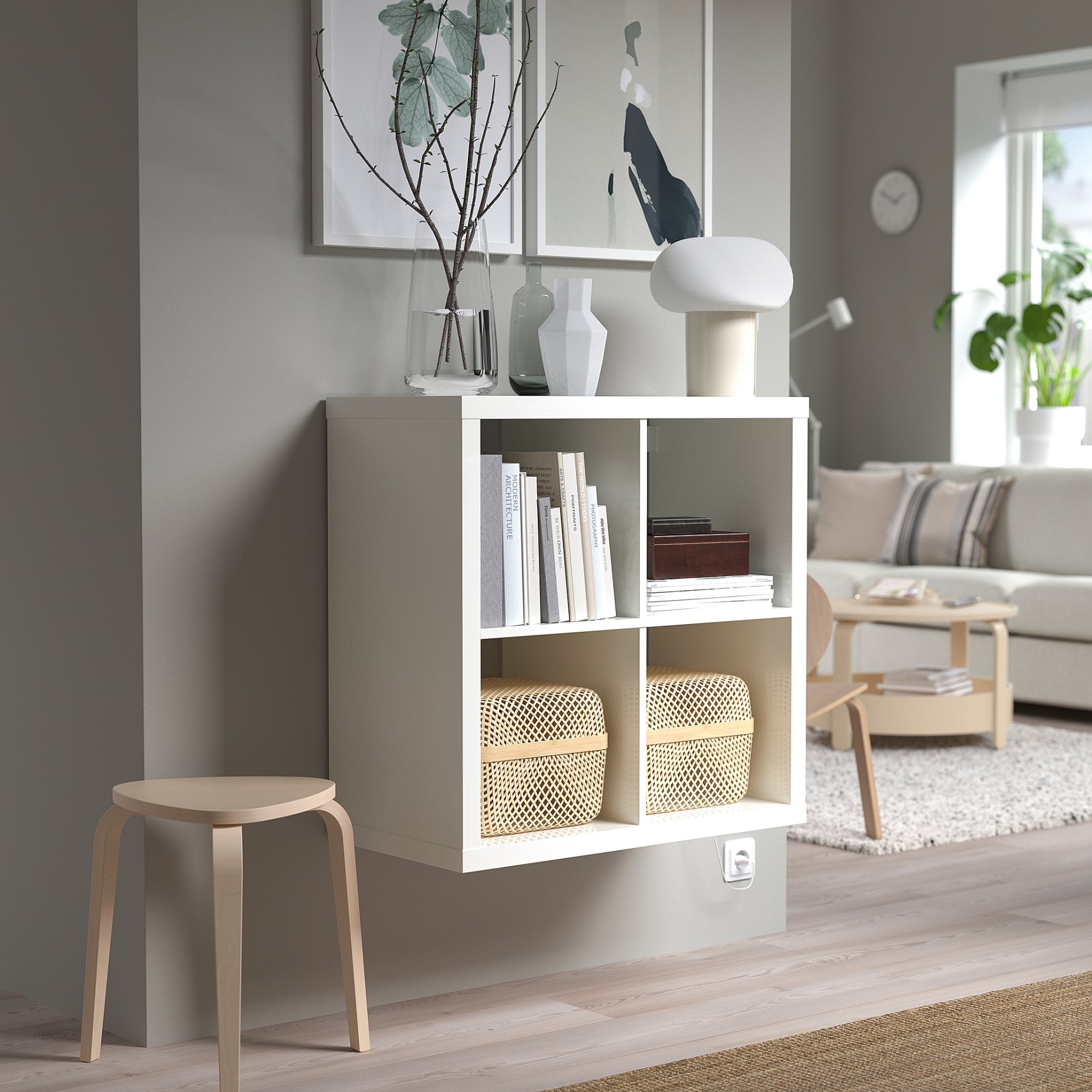 KALLAX, shelving unit, 77x77 cm, 202.758.14