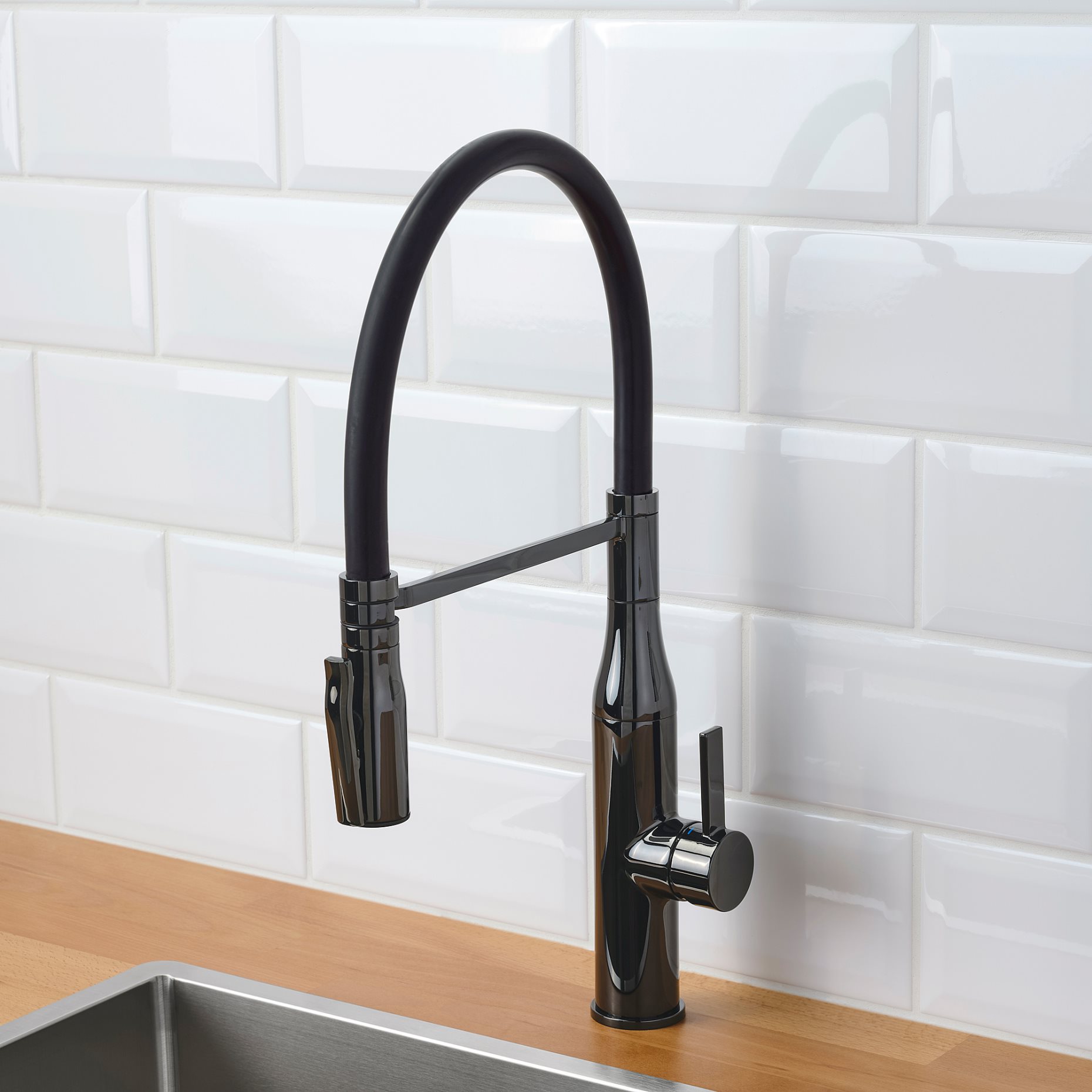 TOLLSJÖN, kitchen mixer tap/handspray, 203.416.92