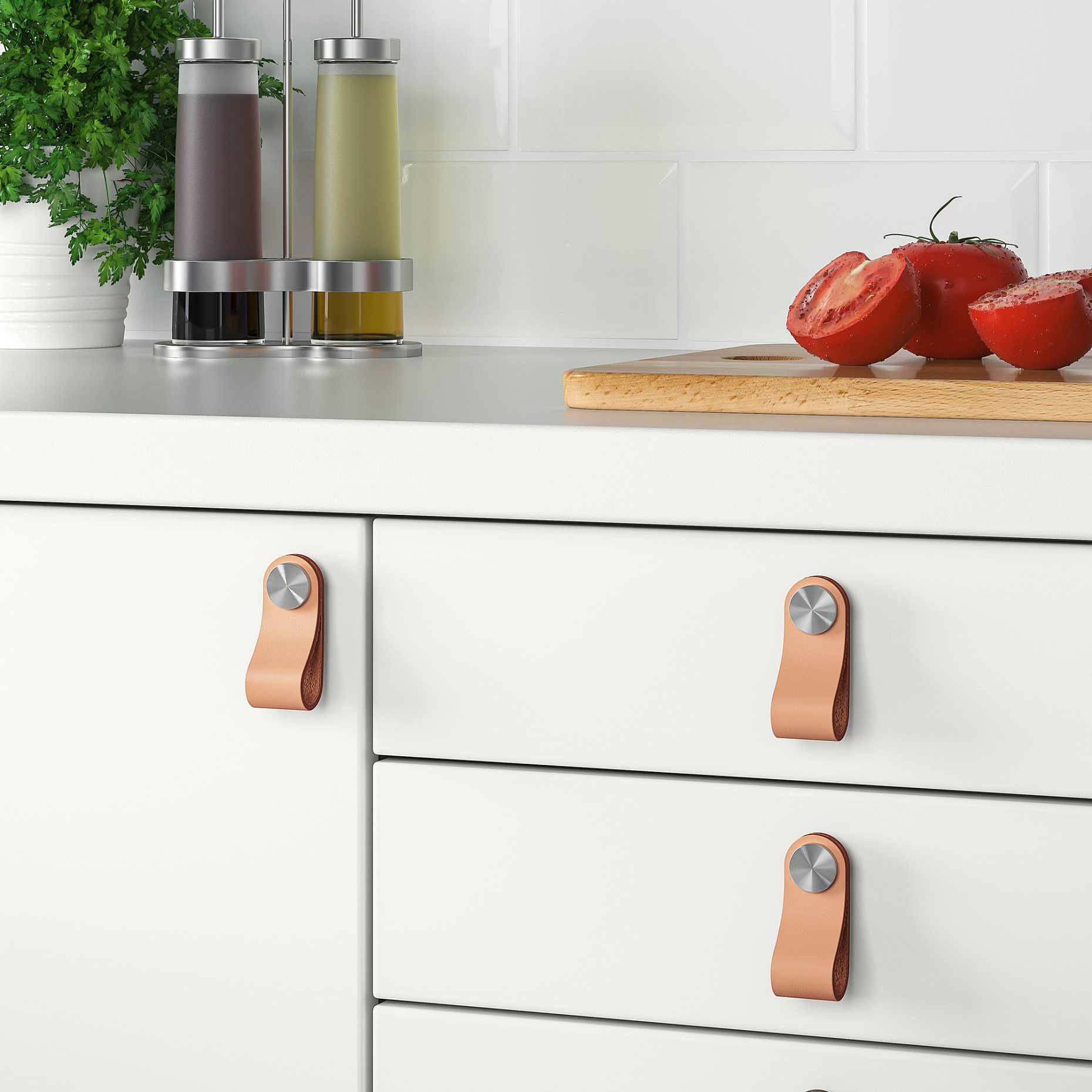 ÖSTERNÄS, handle/2 pack, 65 mm, 203.488.96