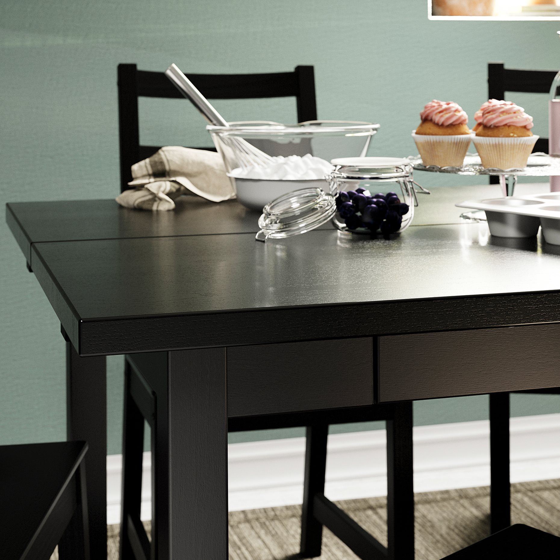 NORDVIKEN, extendable table, 152/223x95 cm, 203.687.14