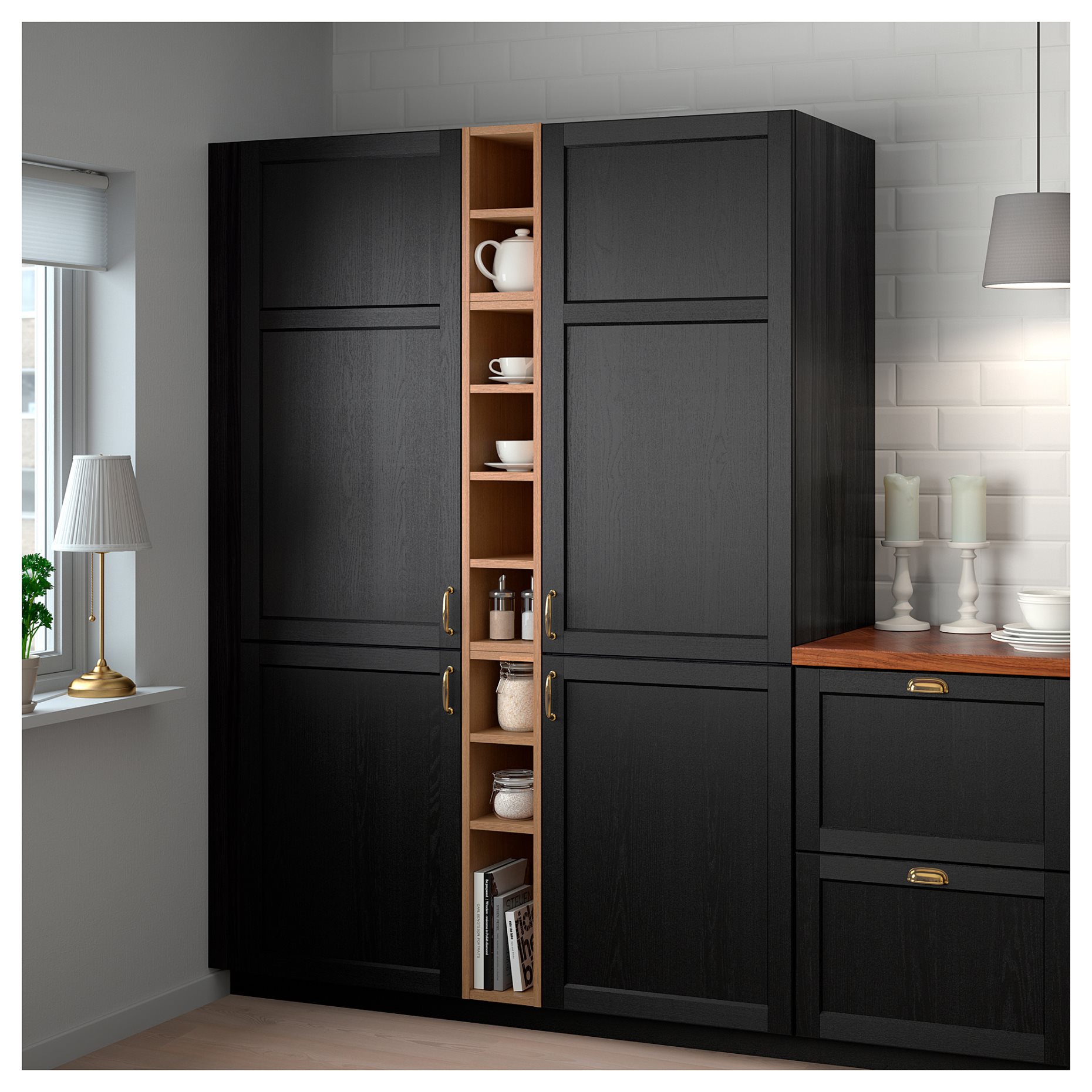 VADHOLMA, ανοιχτή αποθήκευση, 20x37x80 cm, 203.743.38