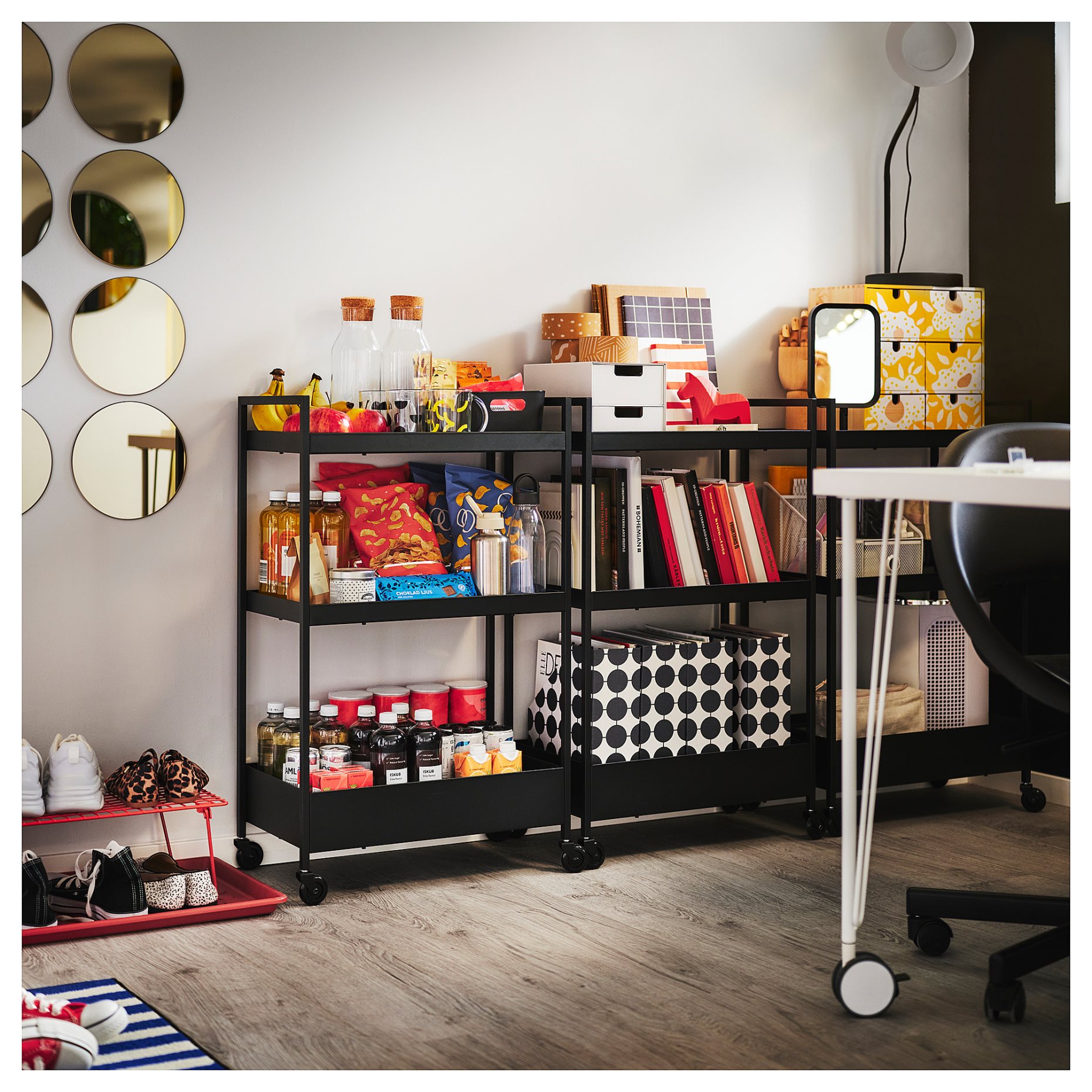 NISSAFORS, trolley, 50.5x30x83 cm, 203.997.77