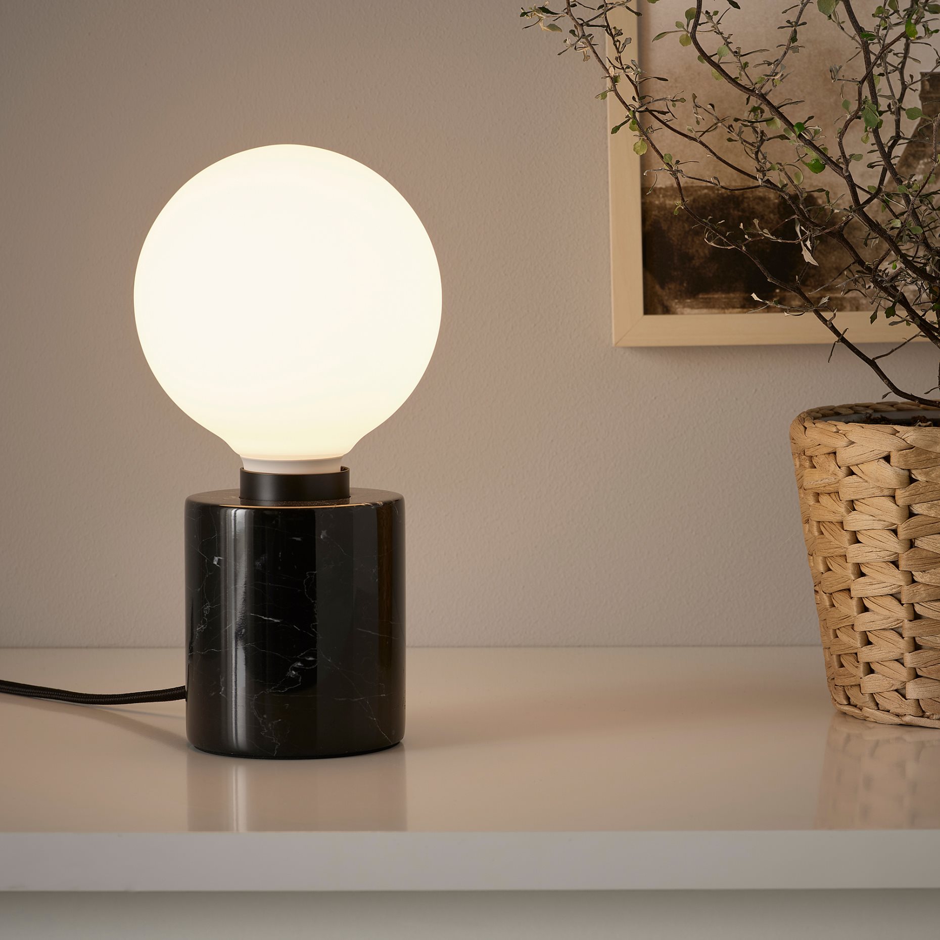 TRÅDFRI, λαμπτήρας LED E27 470 lumen/έξυπνο/ρυθμιζόμενης έντασης/γλόμπος, 204.413.33