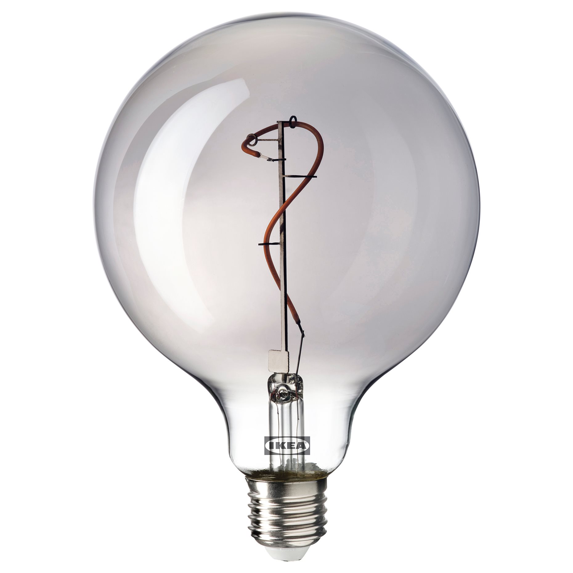 MOLNART, LED bulb E27 140 lumen/globe, 125 mm, 205.134.81