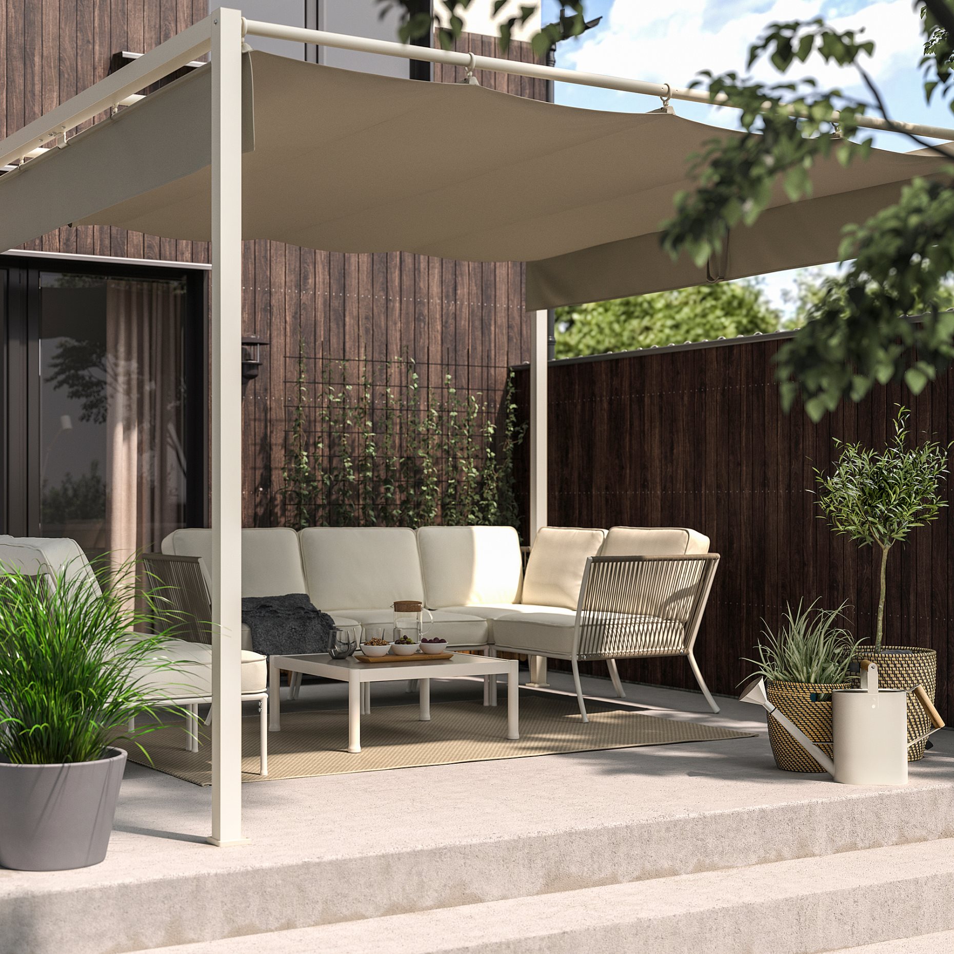 HAMMARON, pergola, 300x300 cm, 205.492.39