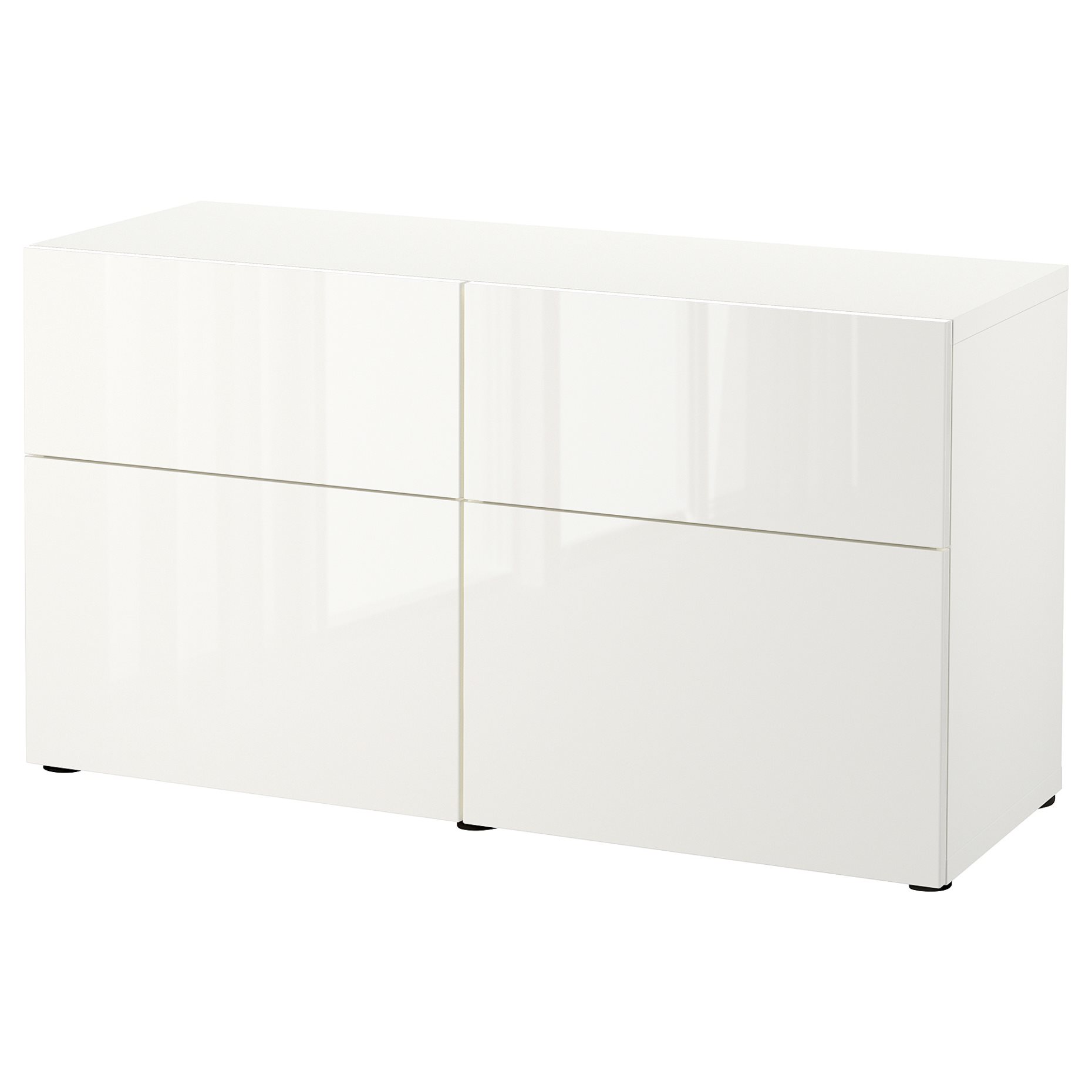 BESTÅ, storage combination with doors/drawers soft-closing, 120x42x65 cm, 293.247.73