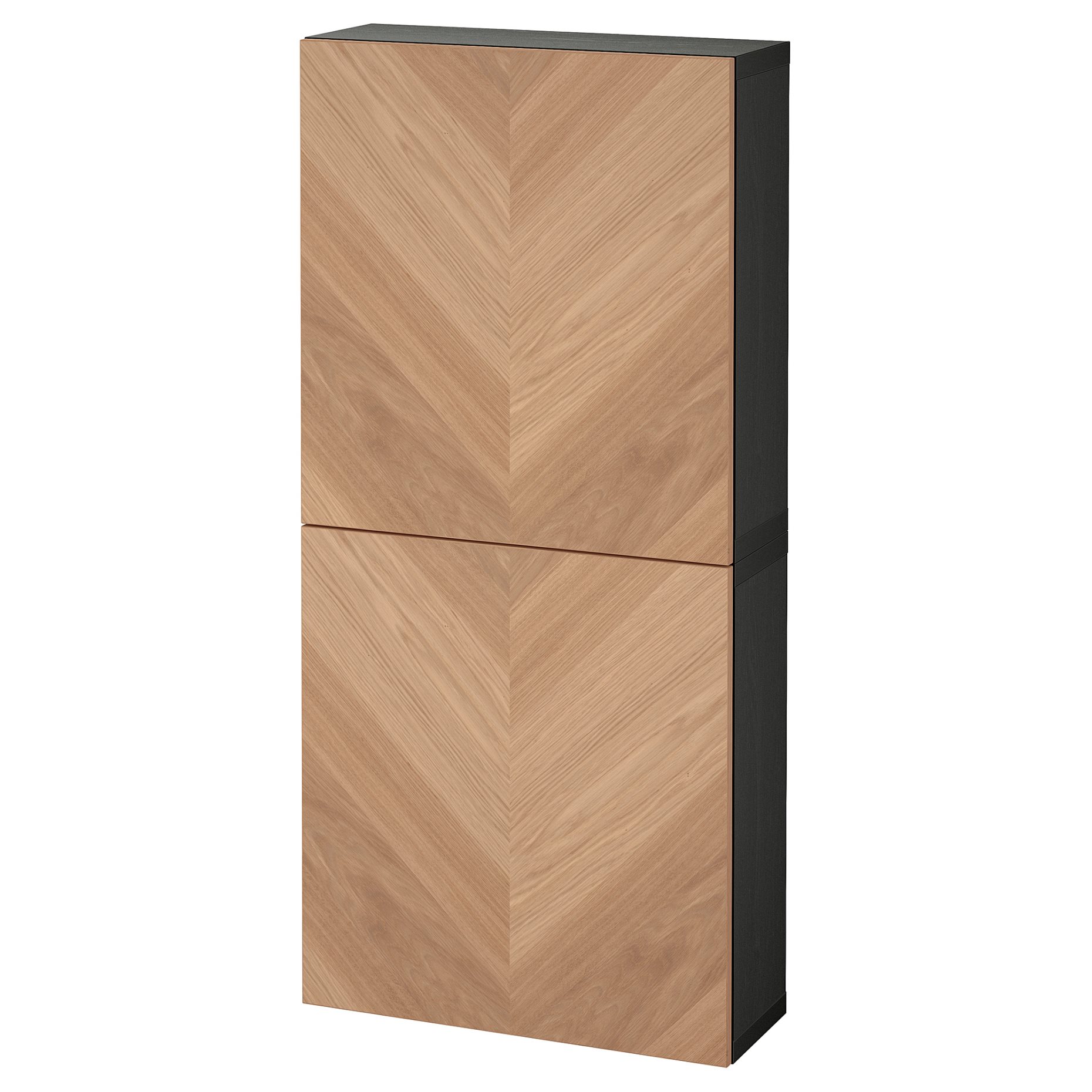 BESTÅ, wall cabinet with 2 doors, 60x22x128 cm, 294.219.67