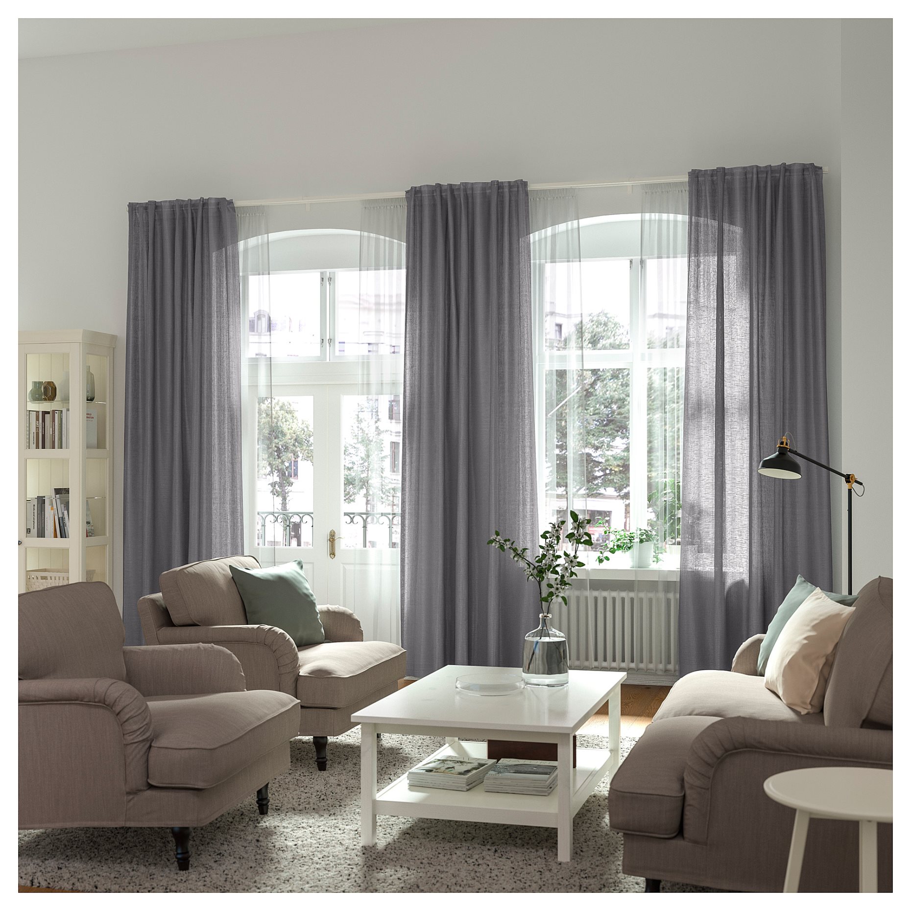 VIDGA, two track wall set, 294.282.66