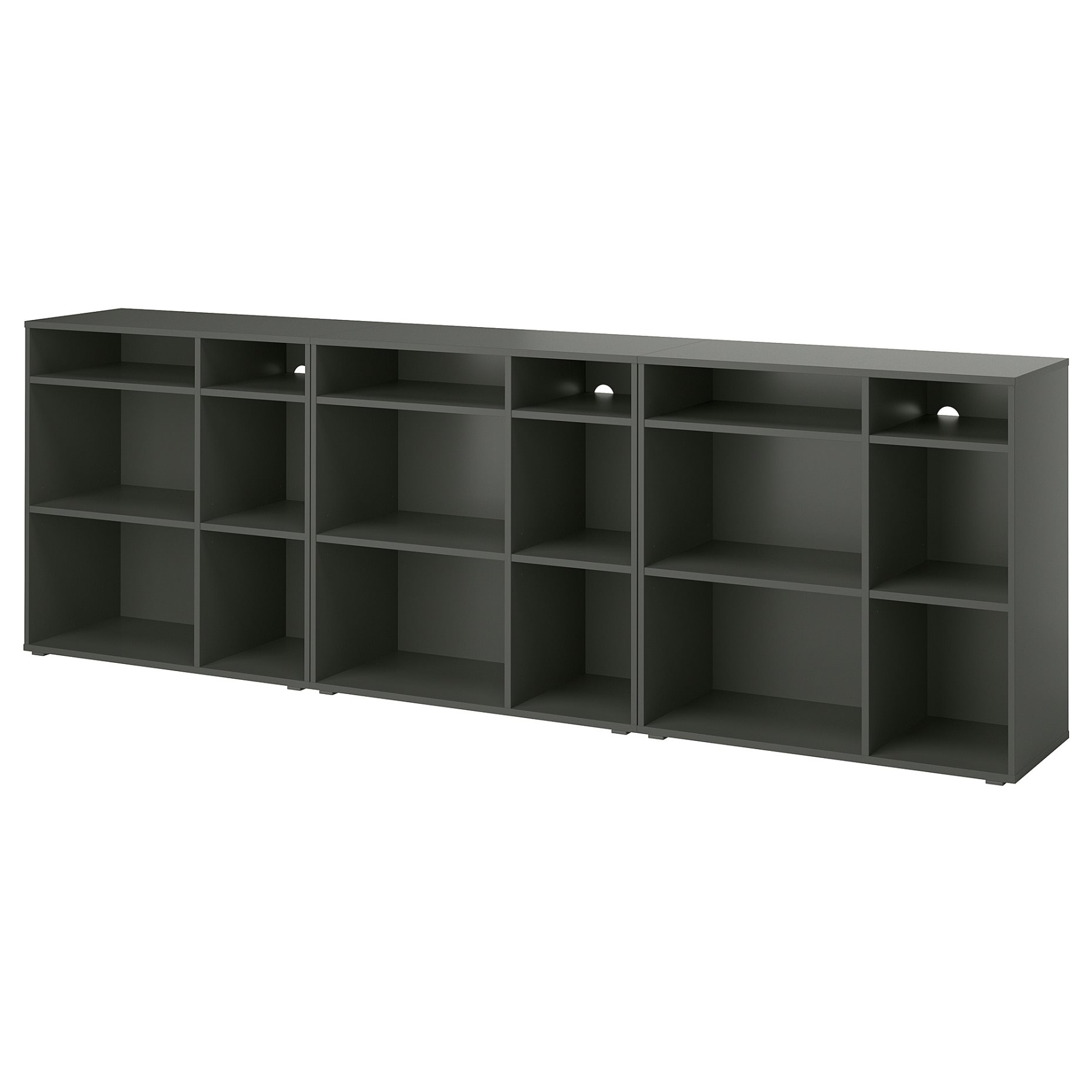 VIHALS, shelving combination, 286x37x90 cm, 295.210.71