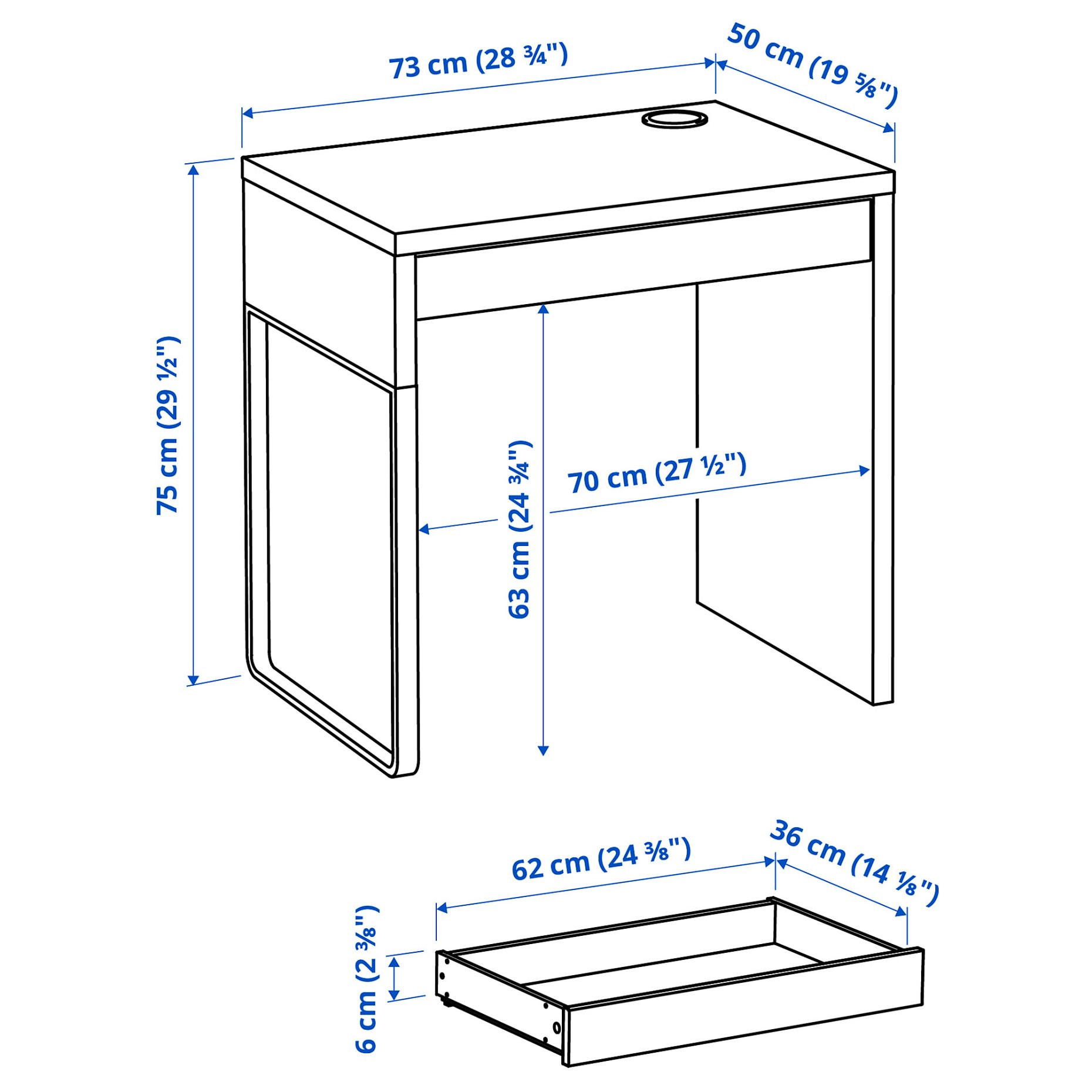 MICKE, desk, 302.130.76