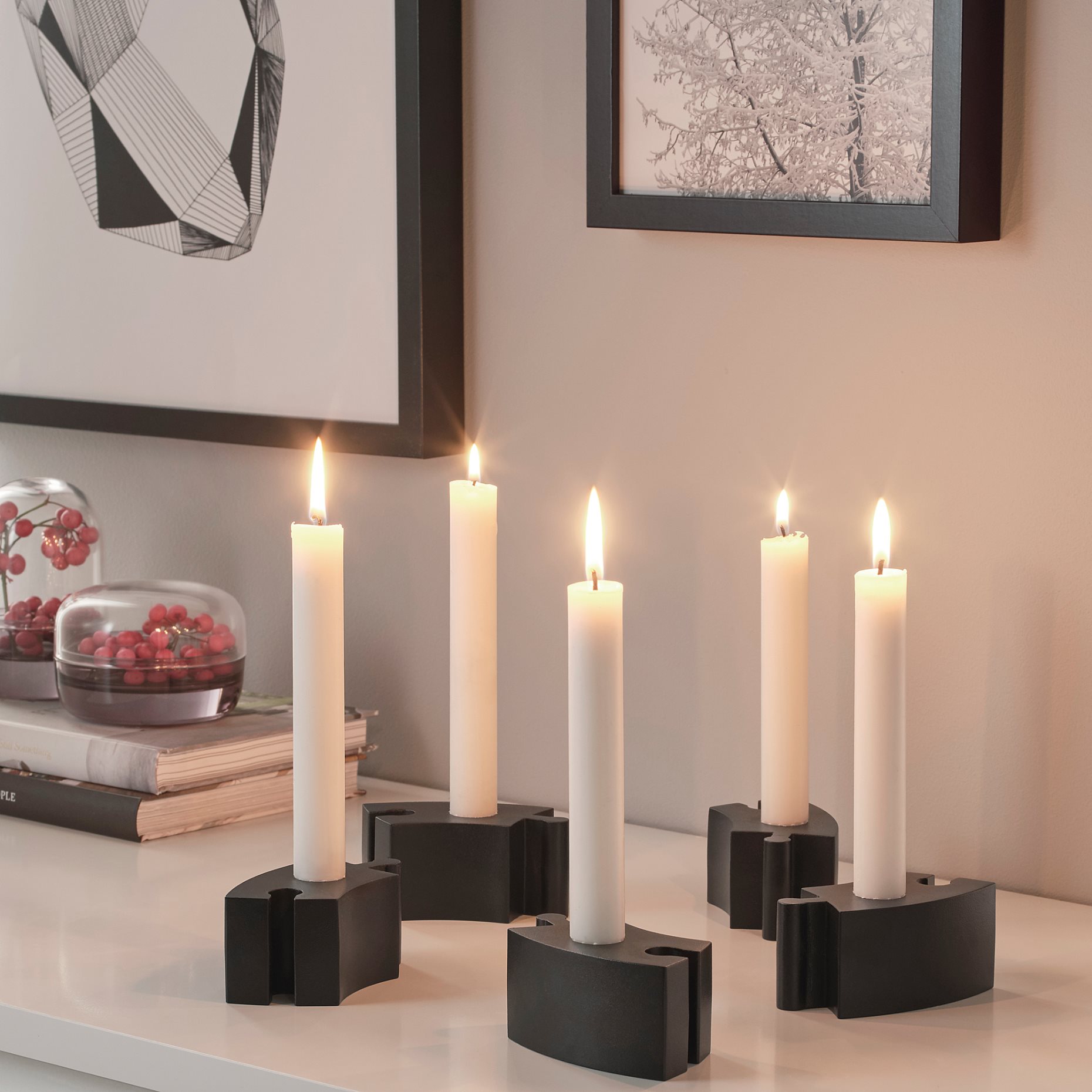 VÄRMER, κηροπήγιο/βάση για κερί ρεσό, 304.406.15