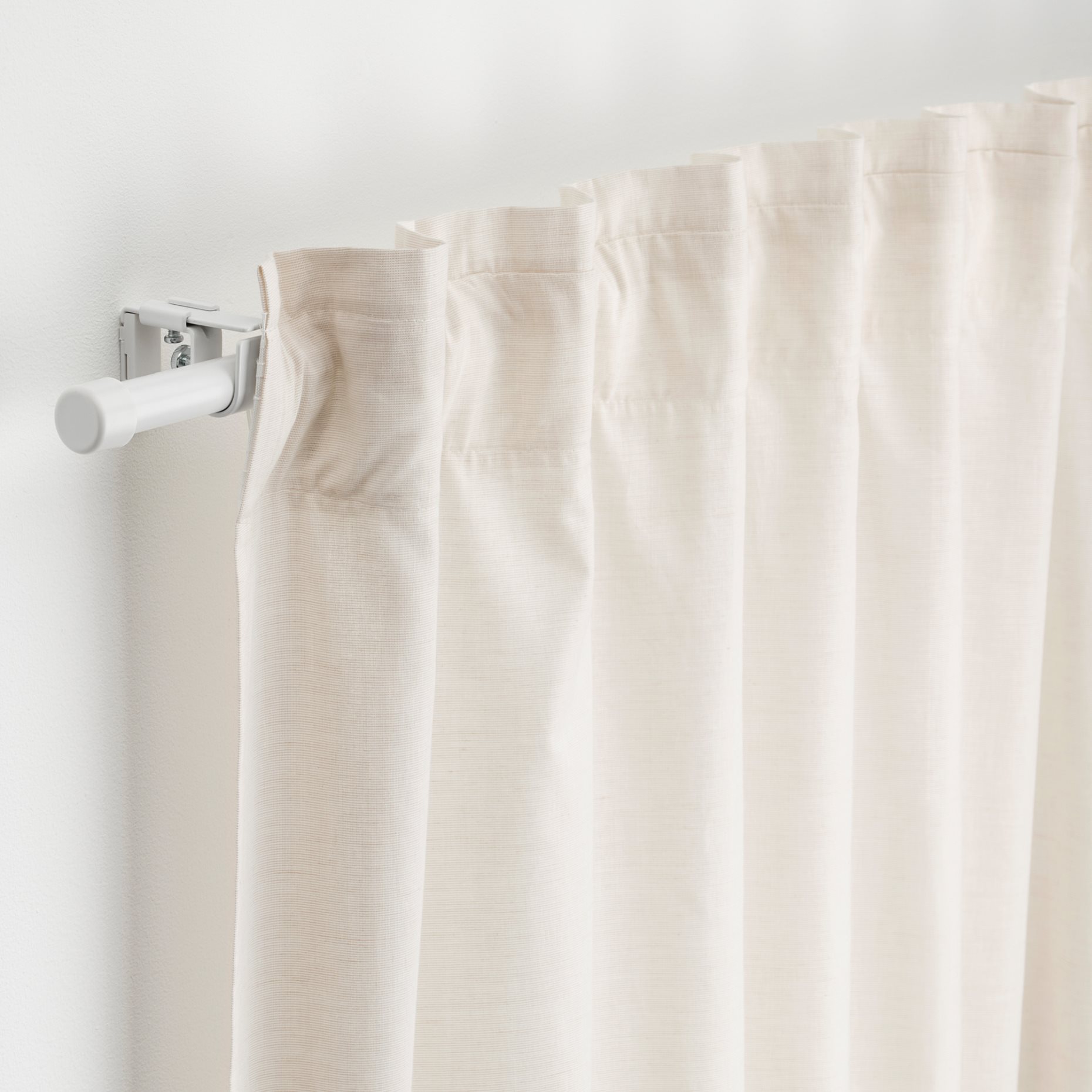 BEKRÄFTA, curtain rod set, 120-210 cm 19 mm, 304.895.36
