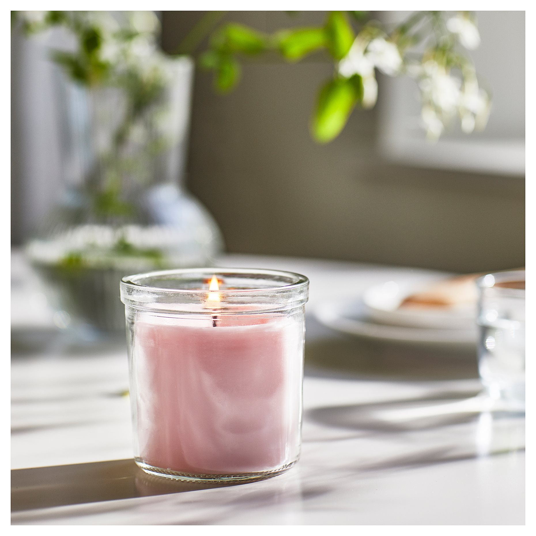 LUGNARE, scented candle in glass/Jasmine, 40 hr, 305.023.83