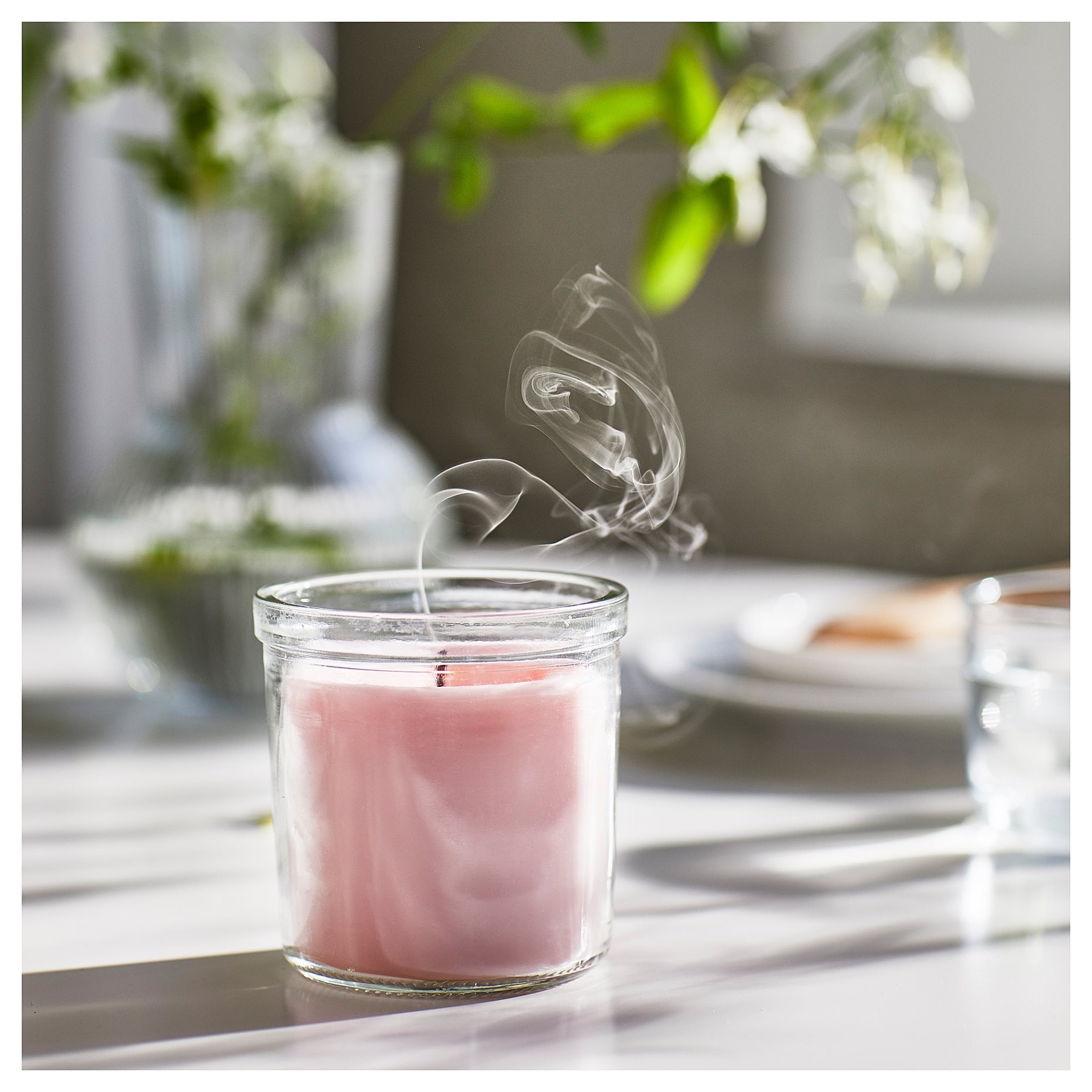 LUGNARE, scented candle in glass/Jasmine, 40 hr, 305.023.83