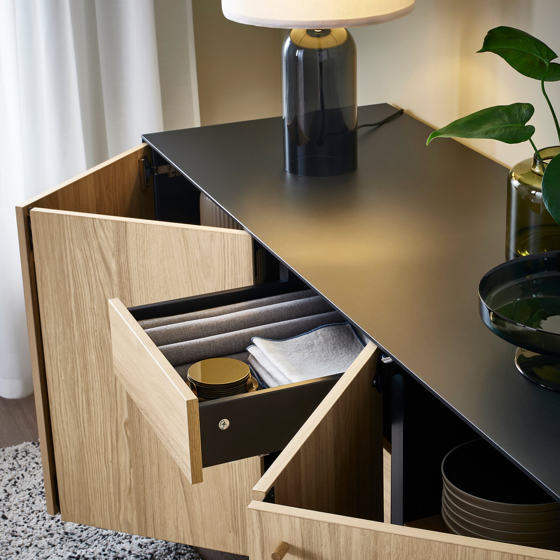 BOASTAD, sideboard, 161x75 cm, 305.070.12