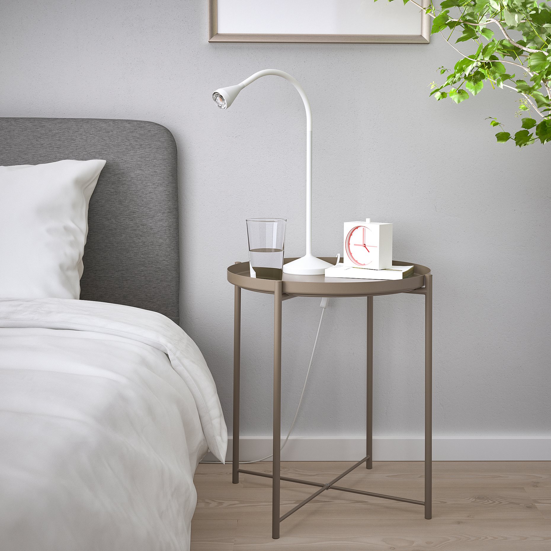 GLADOM, τραπέζι-δίσκος, 45x53 cm, 305.137.63