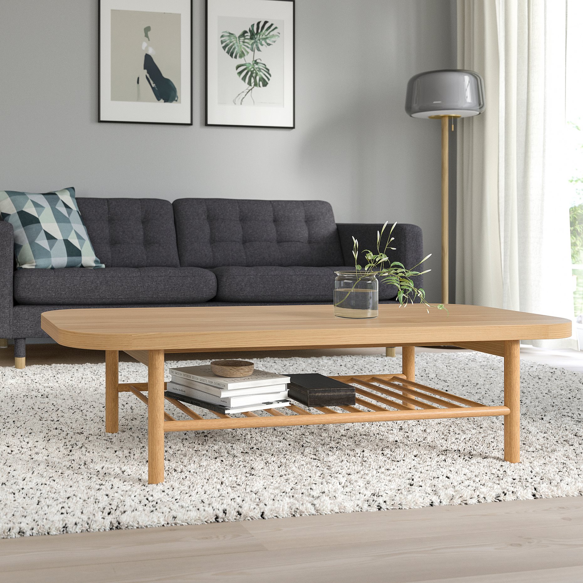 LISTERBY, τραπέζι μέσης, 140x60 cm, 305.139.04