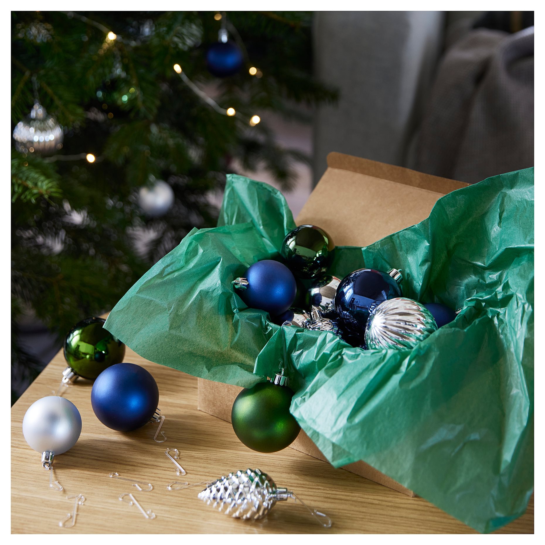 VINTERFINT, decoration bauble, 32 pack, 305.273.74