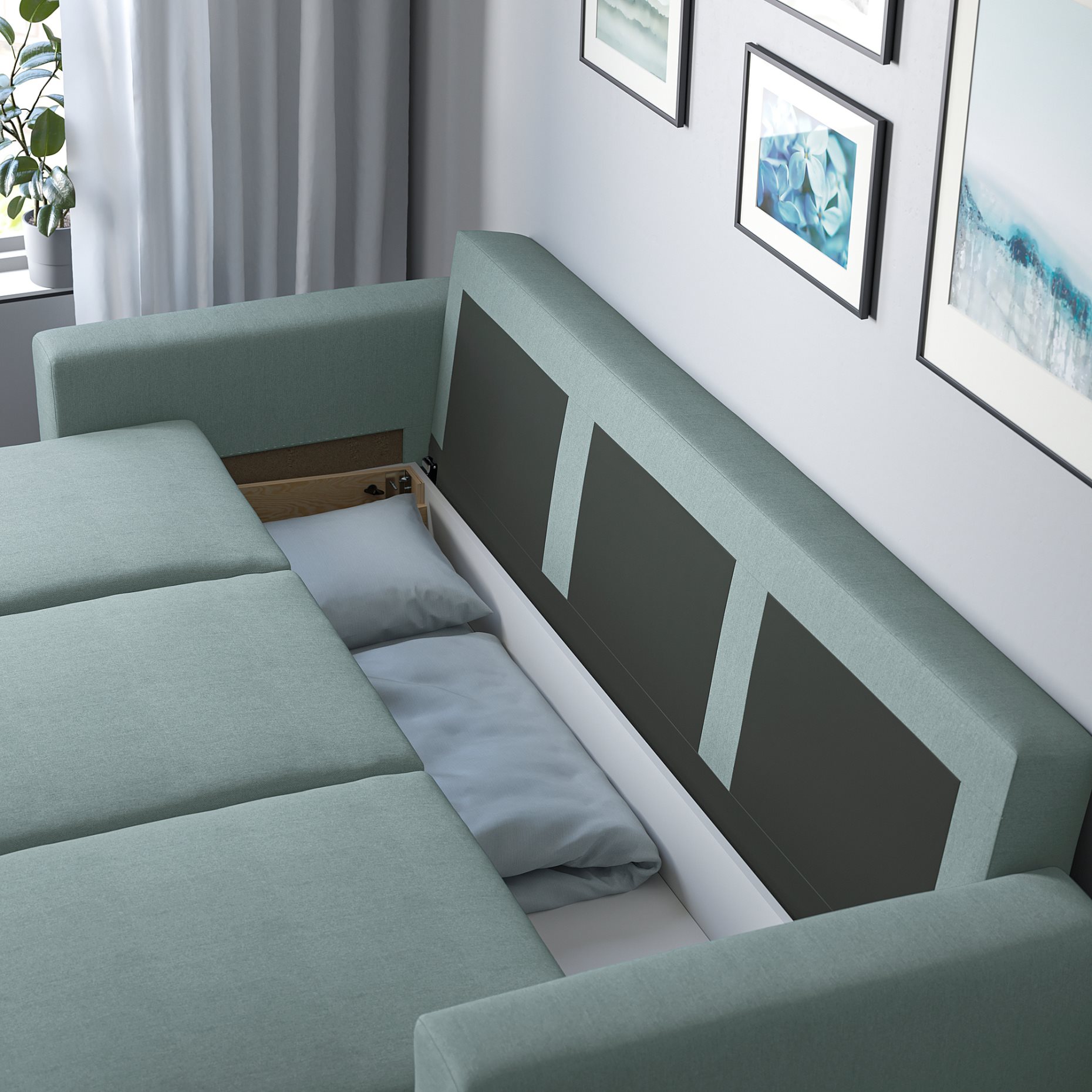 BARSLOV, 3-seat sofa-bed, 305.415.82