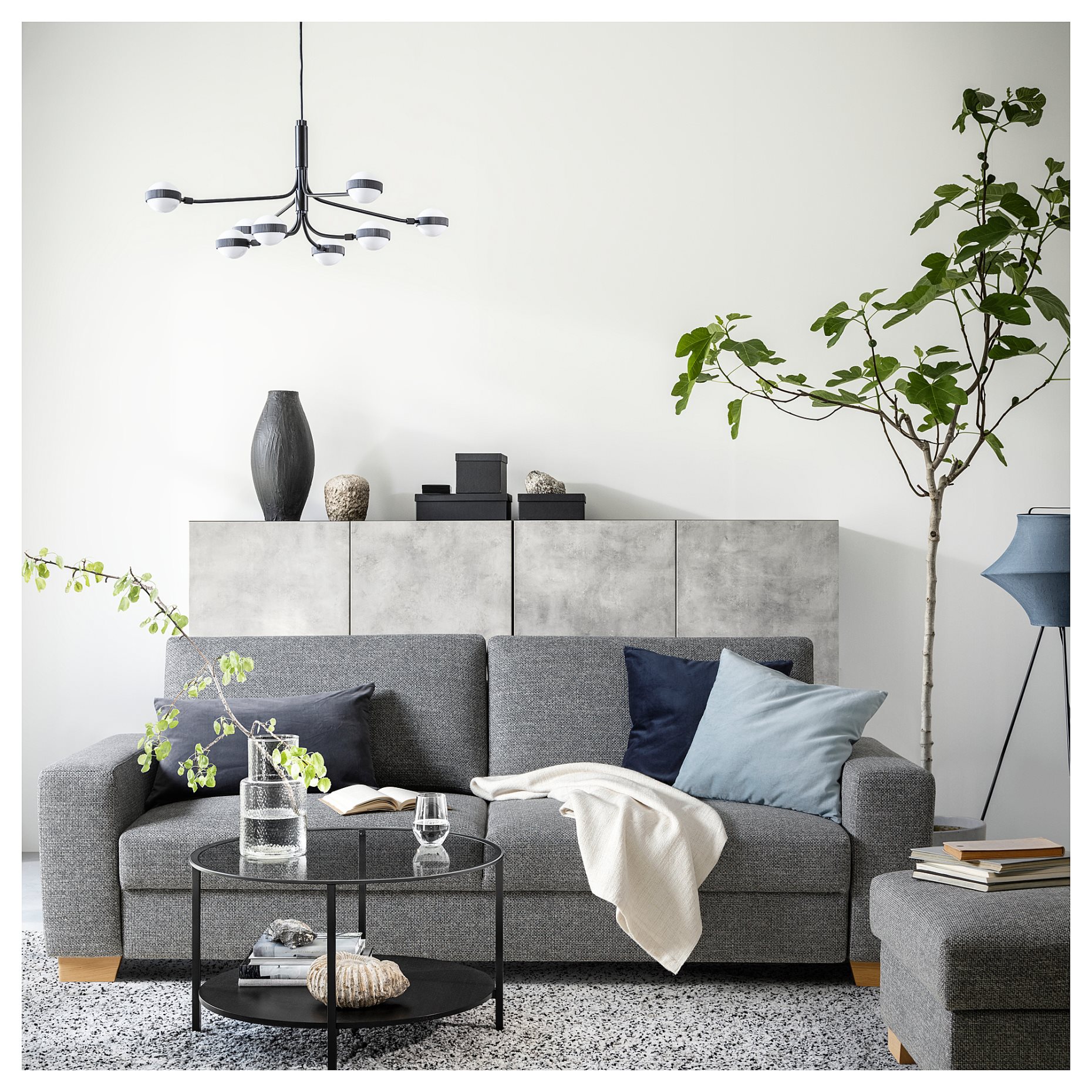 SÖRVALLEN, 3-seat sofa, 393.147.83