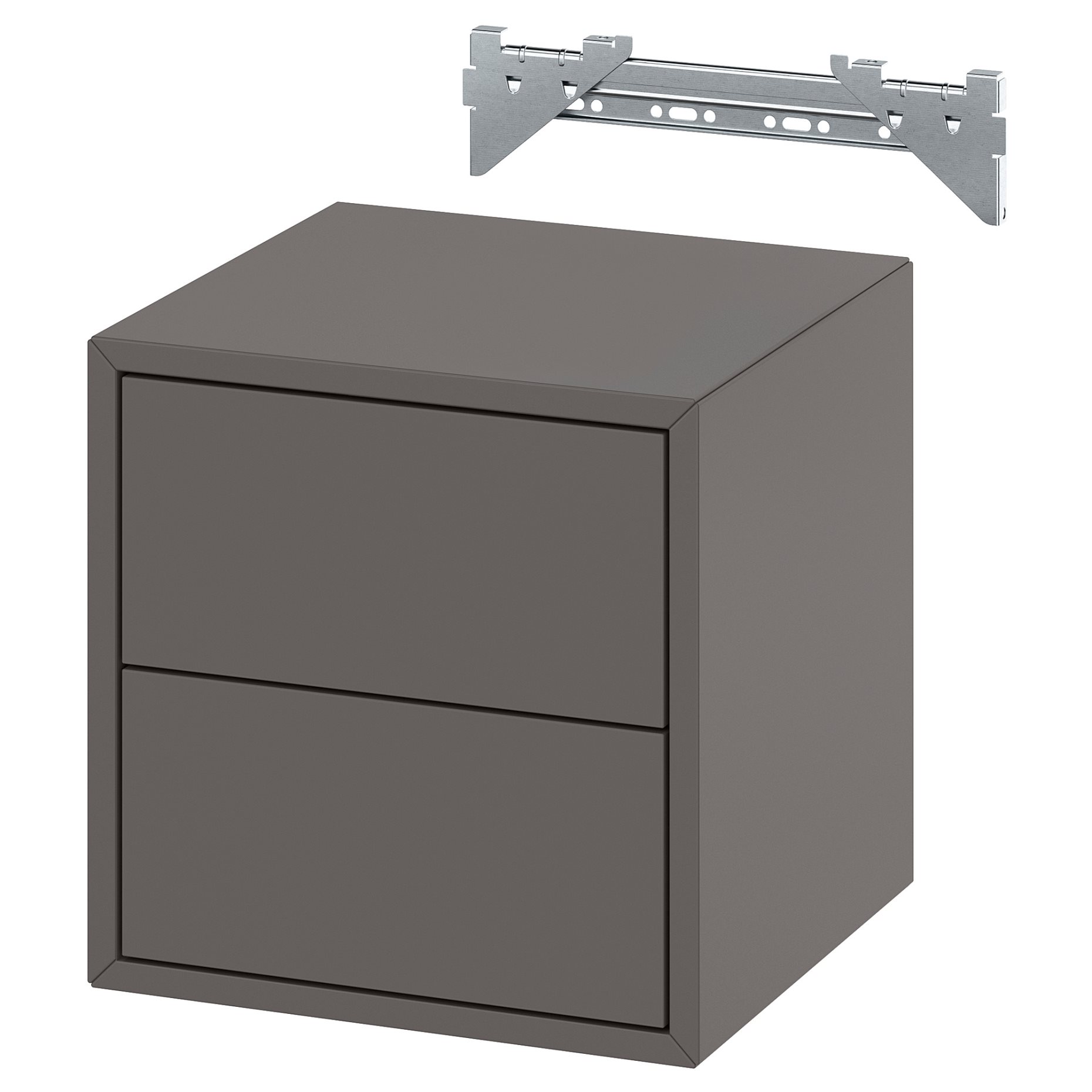 EKET, wall cabinet with 2 drawers, 393.293.84