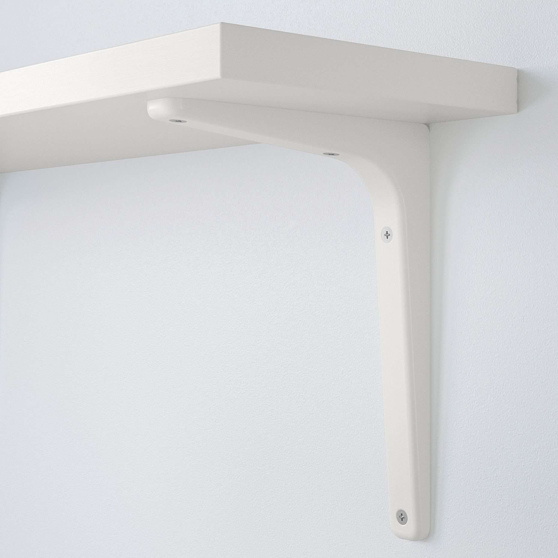 BERGSHULT/TOMTHULT, shelf with bracket, 120x30 cm, 394.183.18