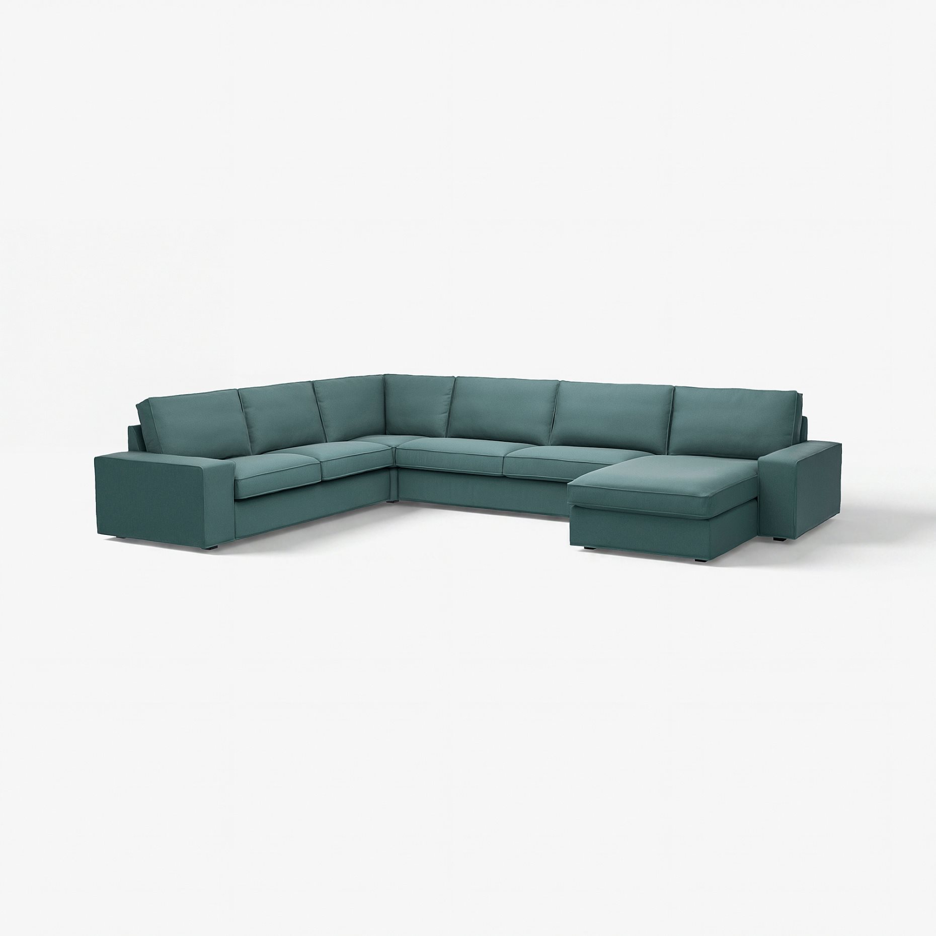 KIVIK, corner sofa, 6-seat w chaise longue, 394.430.25