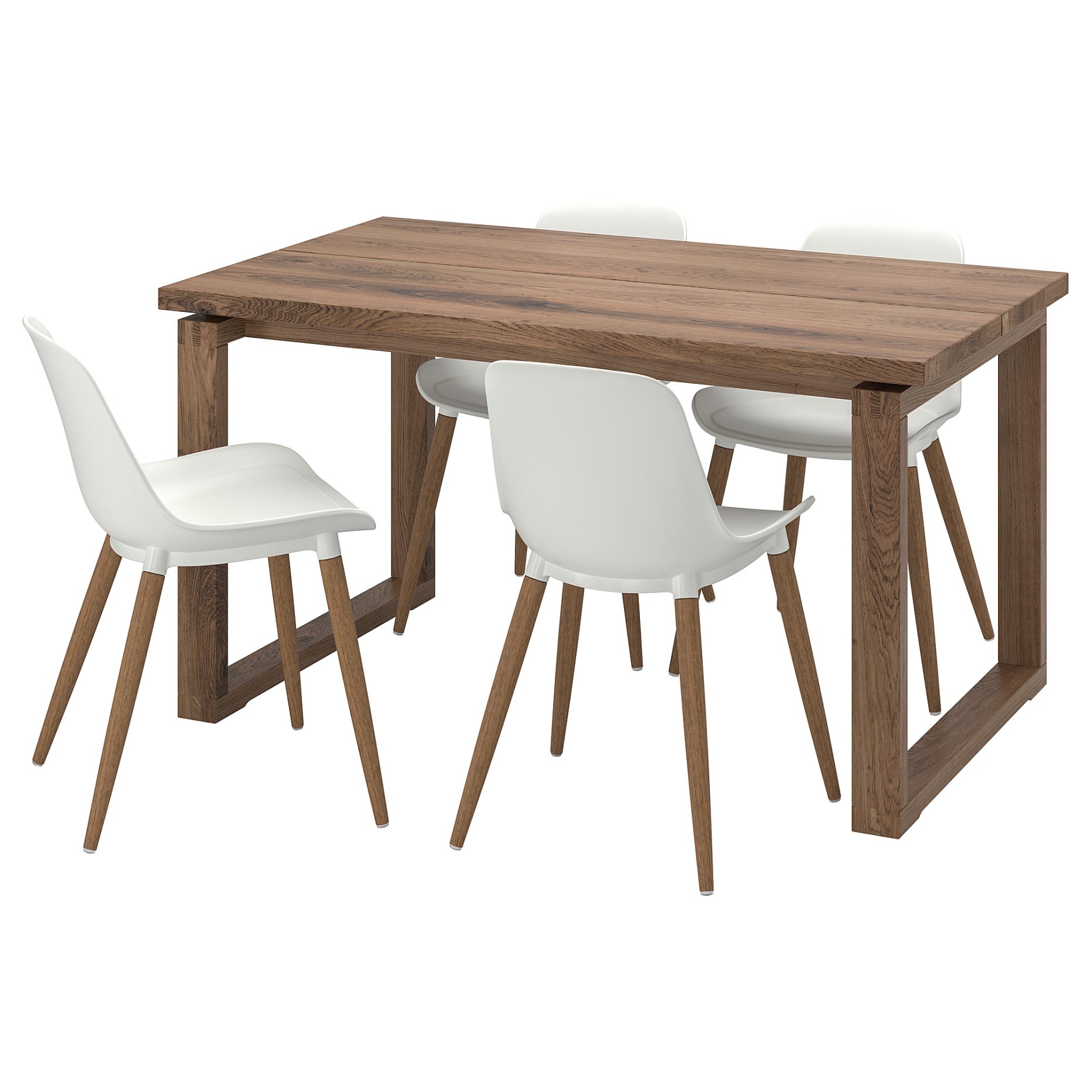 MORBYLANGA/GRONSTA, table and 4 chairs, 140x85 cm, 395.488.81