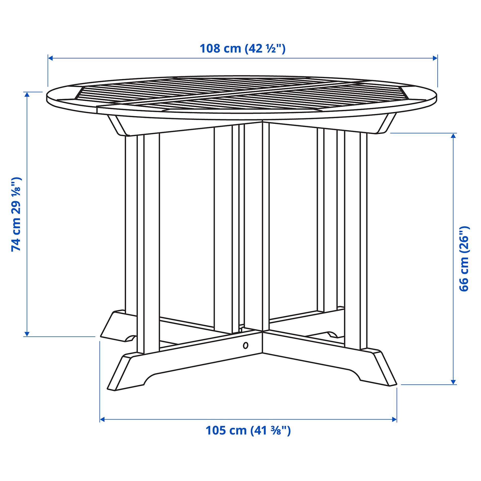 BONDHOLMEN, τραπέζι/4 καρέκλες με ρυθμιζόμενη πλάτη, εξωτερικού χώρου, 395.498.71