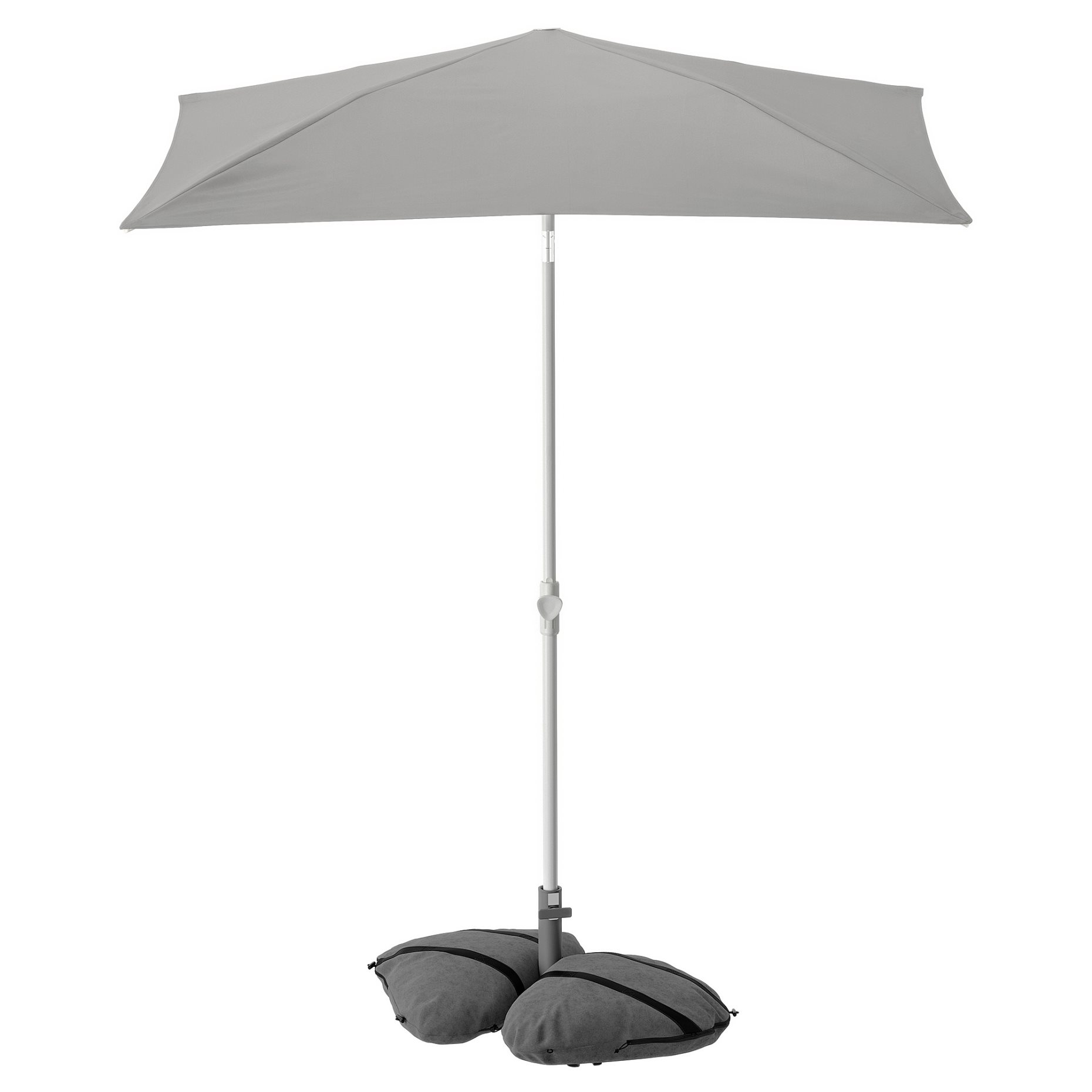 LILLEÖ/IGGÖN, parasol with base, 150x100 cm, 395.762.04