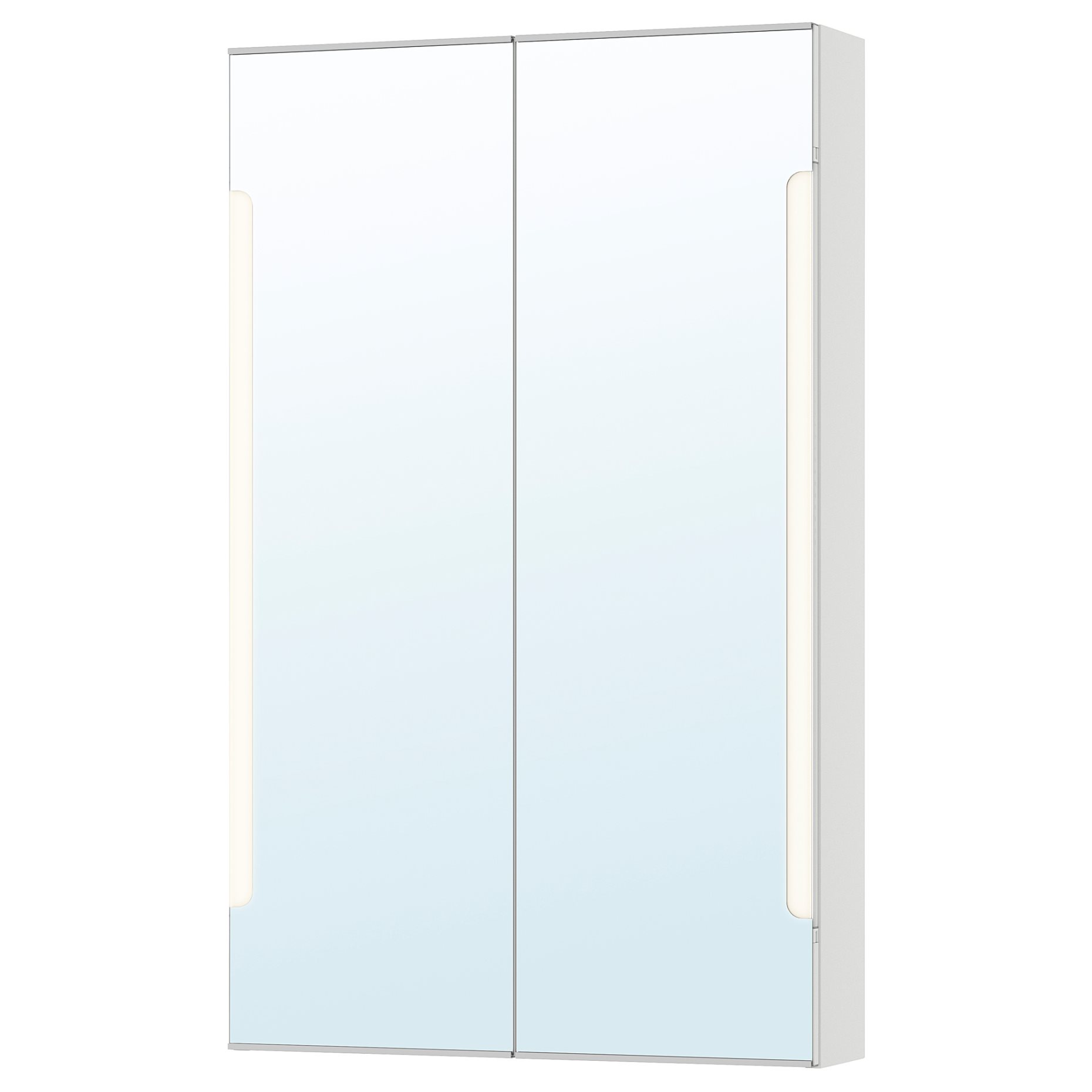 STORJORM, mirror cabinet 2 door/built-in lighting, 402.481.22