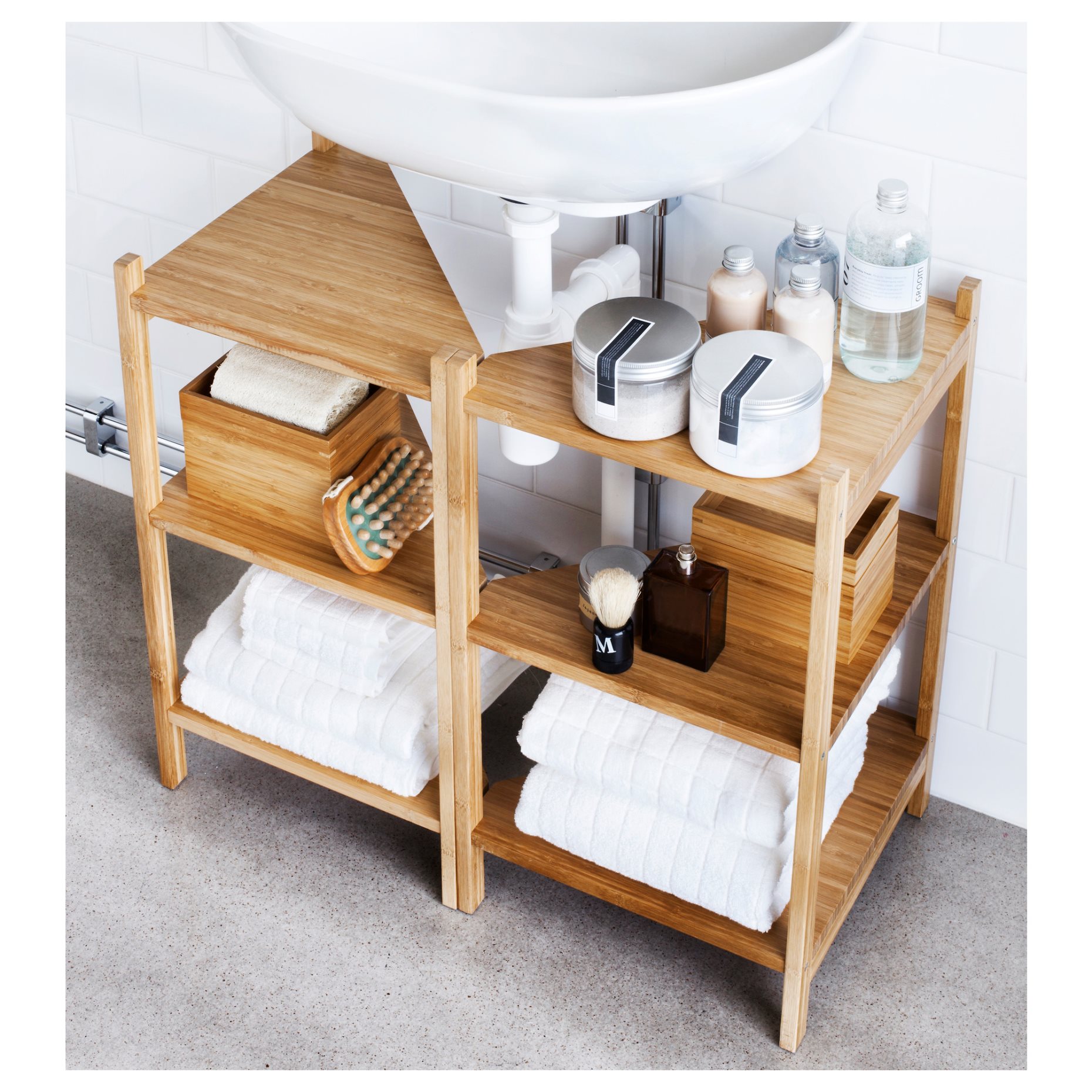 RÅGRUND, wash-basin/corner shelf, 402.530.76