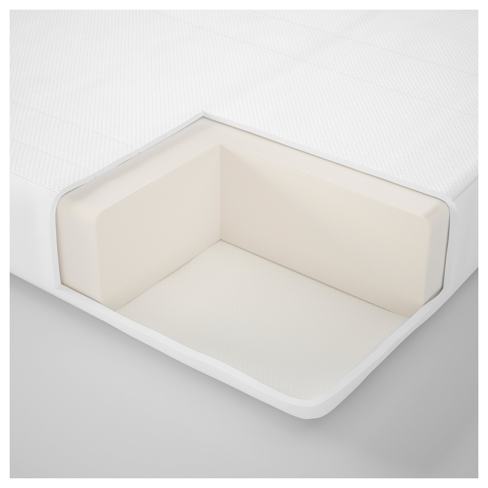 NATTSMYG, foam mattress for extendable bed, 403.393.77