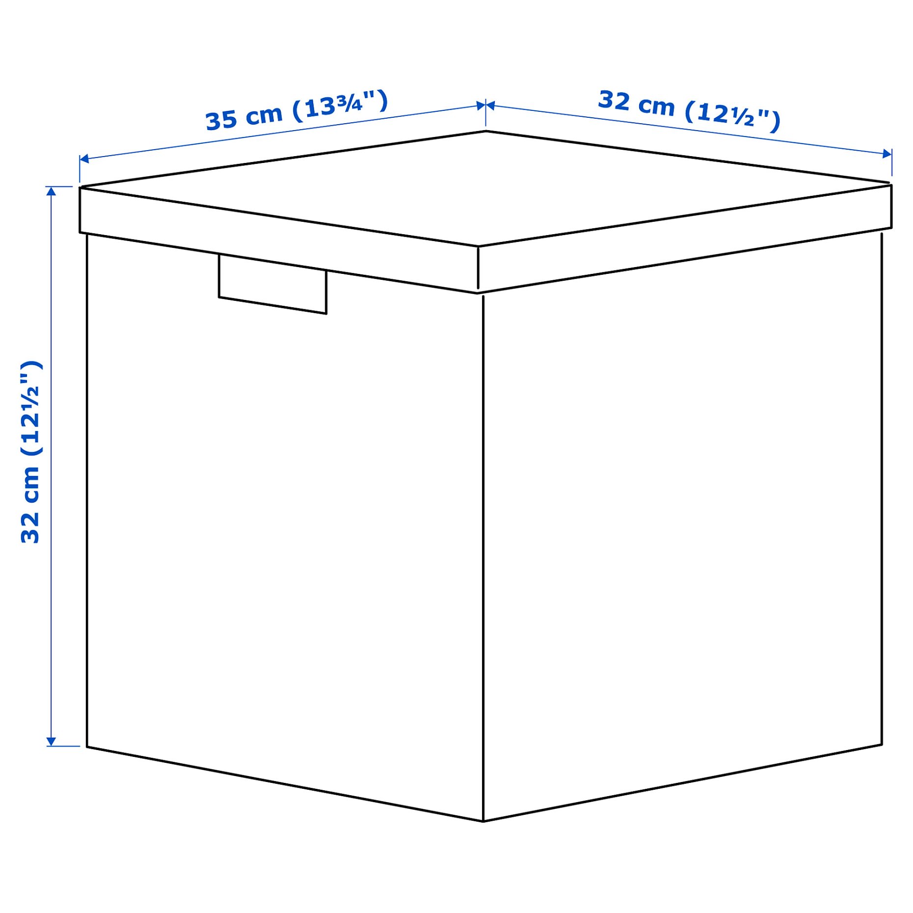 TJENA, storage box with lid, 404.693.02