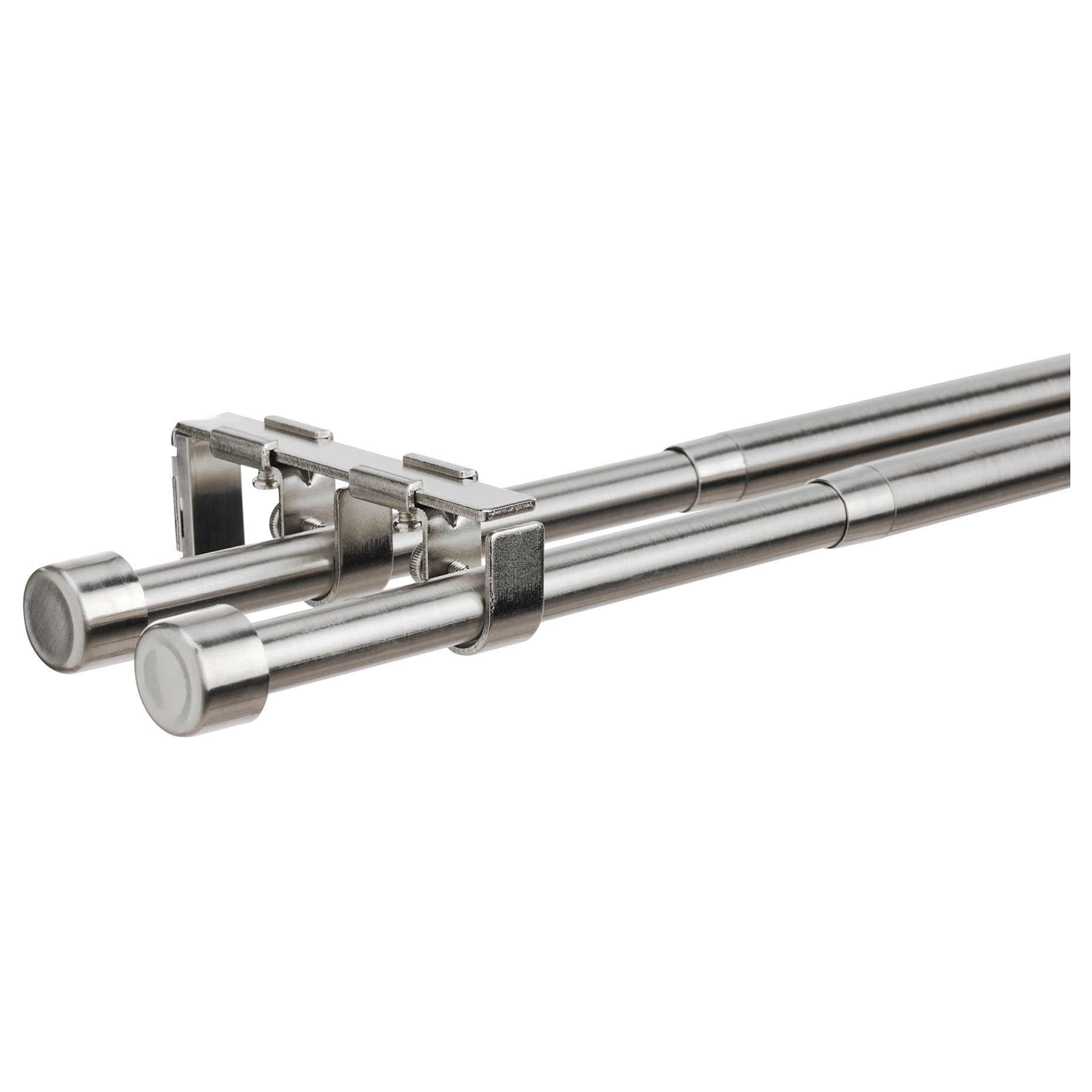 BEKRÄFTA, double curtain rod set, 120-210 cm 19 mm, 404.897.05