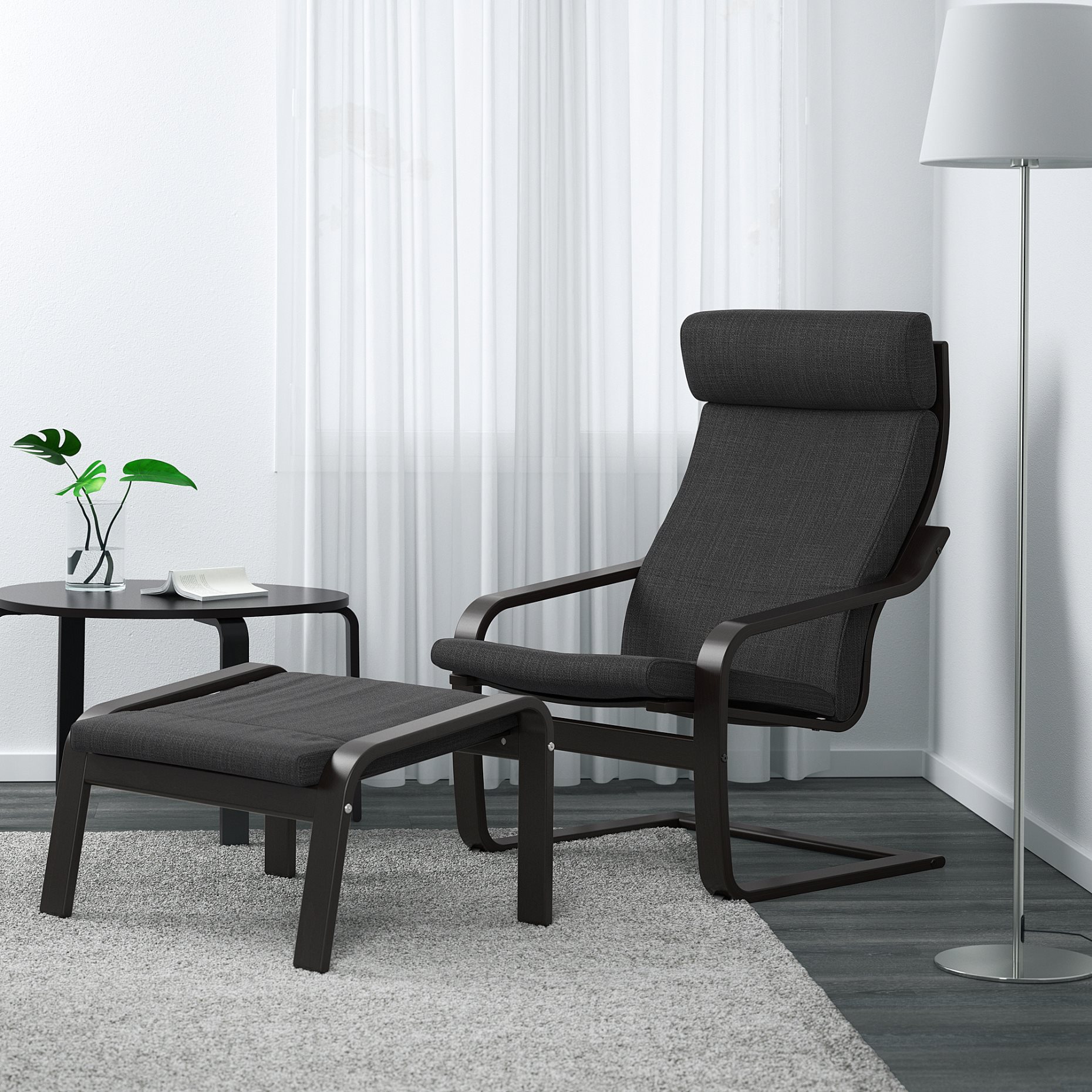 POÄNG, footstool, 491.978.68
