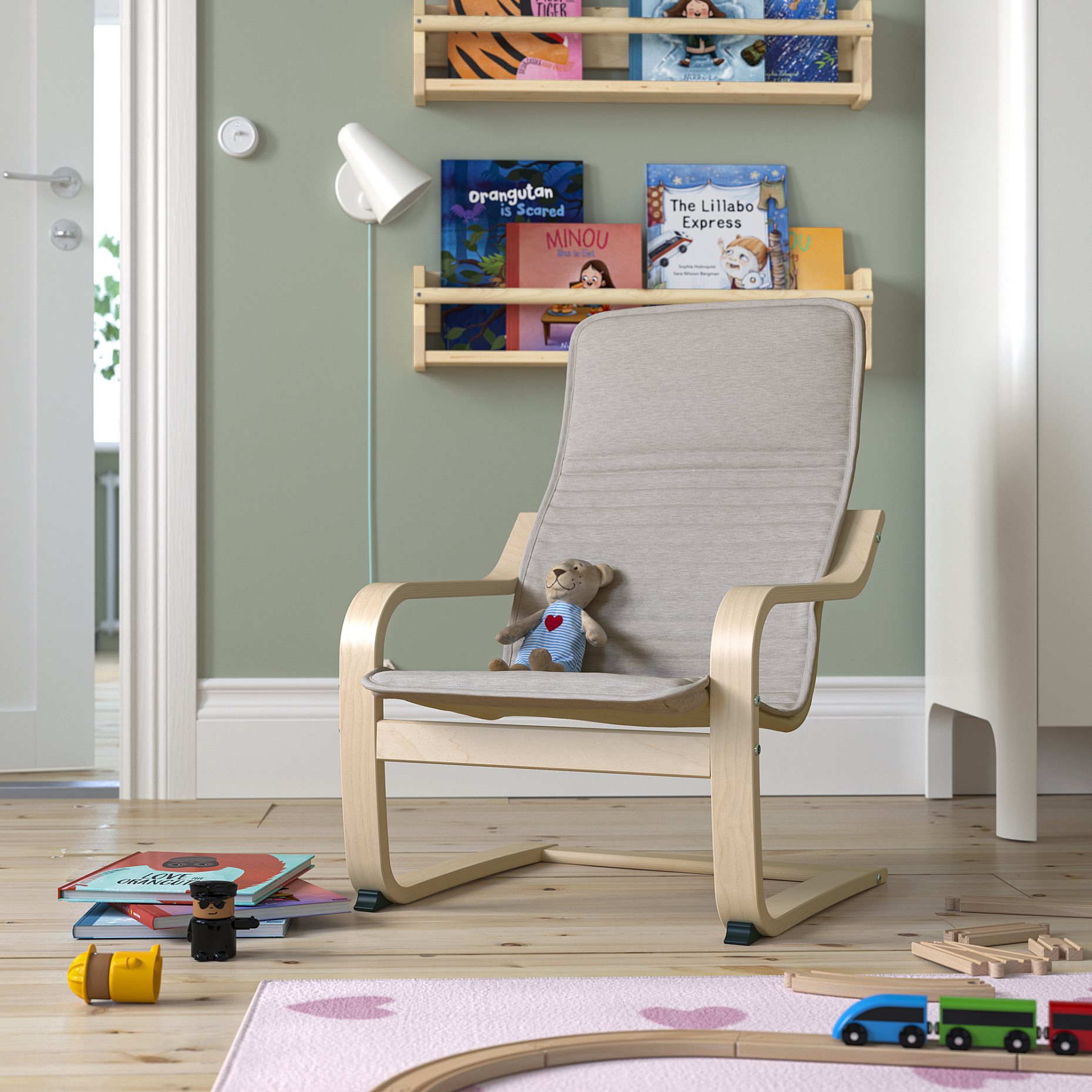 POÄNG, childrens armchair, 494.125.61