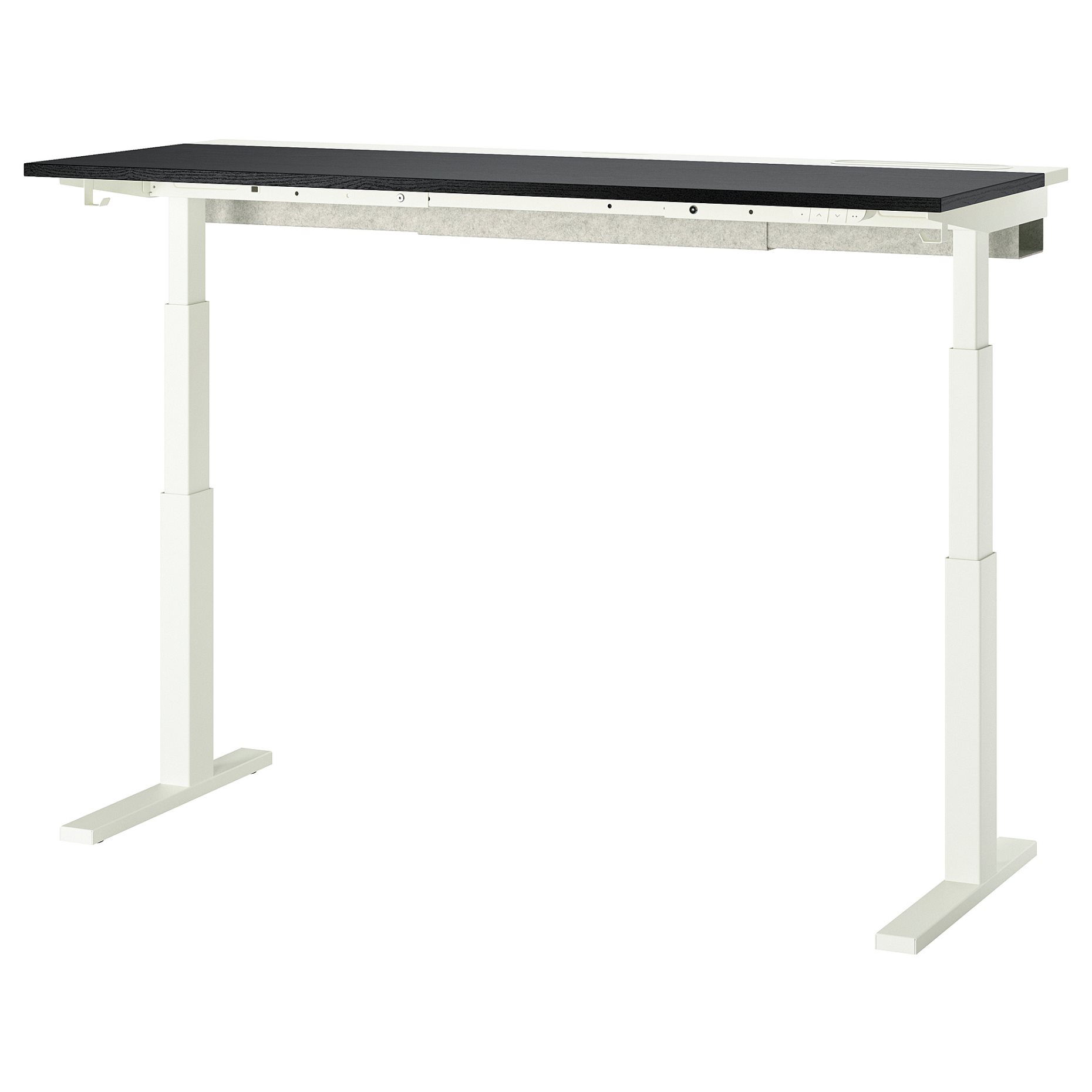MITTZON, desk sit/stand/electric, 160x60 cm, 495.292.07
