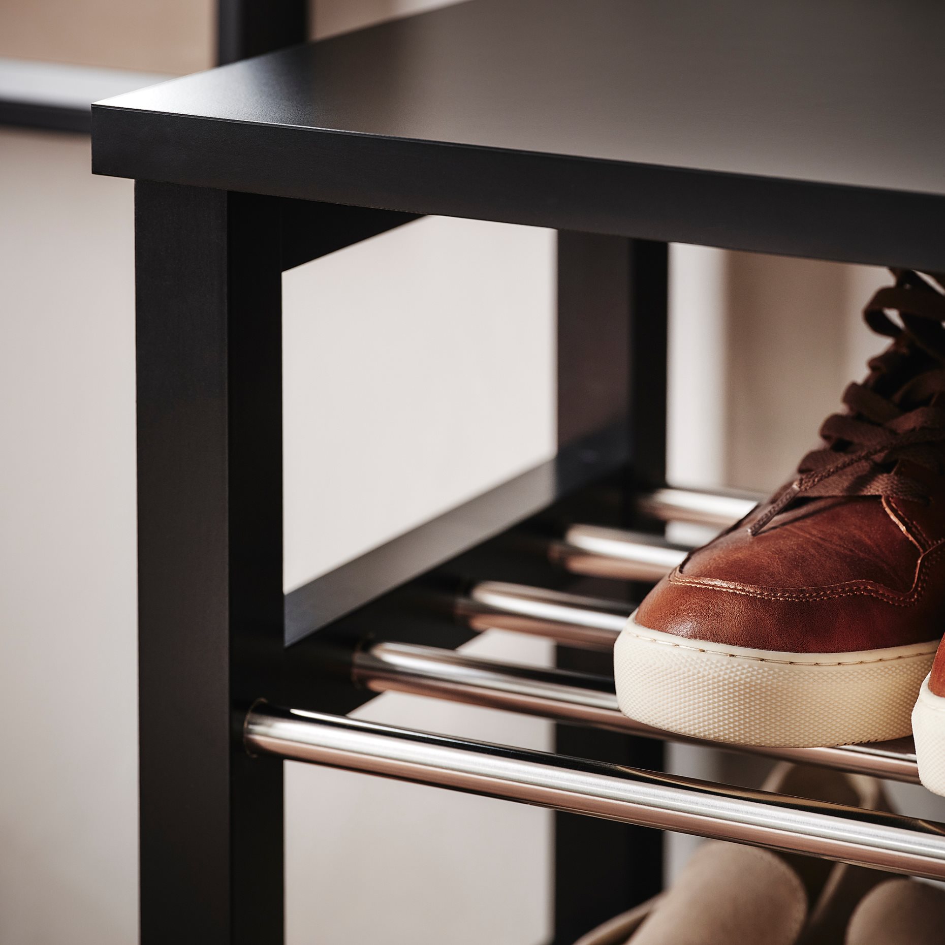 TJUSIG, bench with shoe storage, 501.527.03