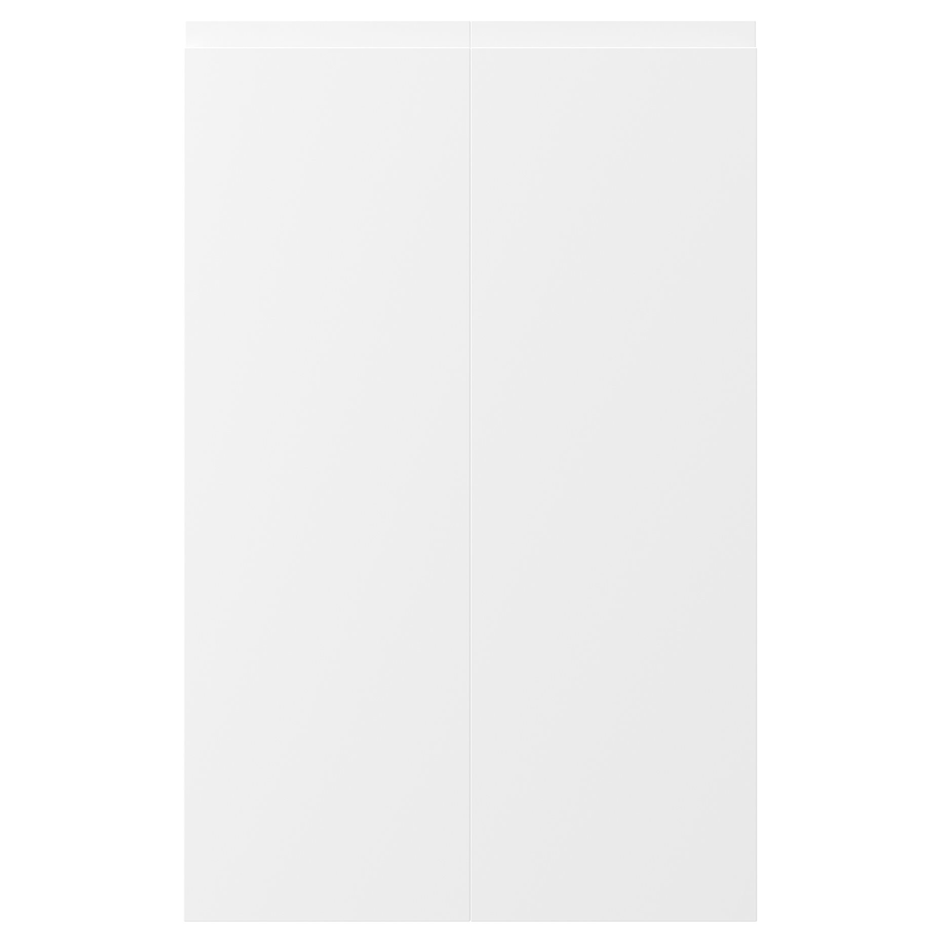 VOXTORP, πόρτα για γωνιακό ντουλάπι βάσης/δεξιό ματ 2 τεμ. 25x80 cm, 502.819.98