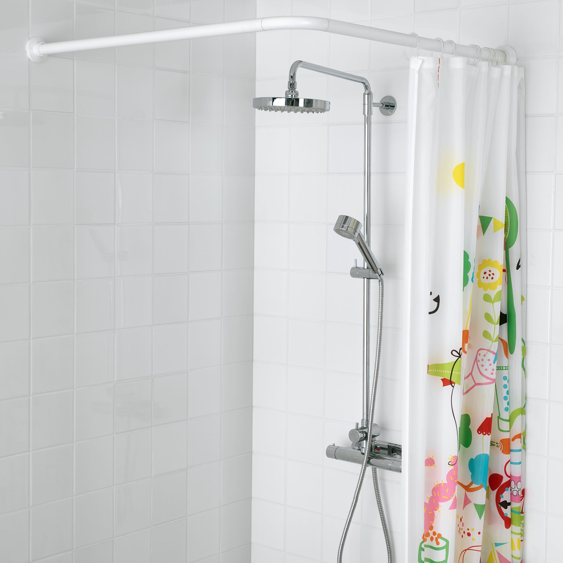 VIKARN, shower curtain rod, 503.060.17
