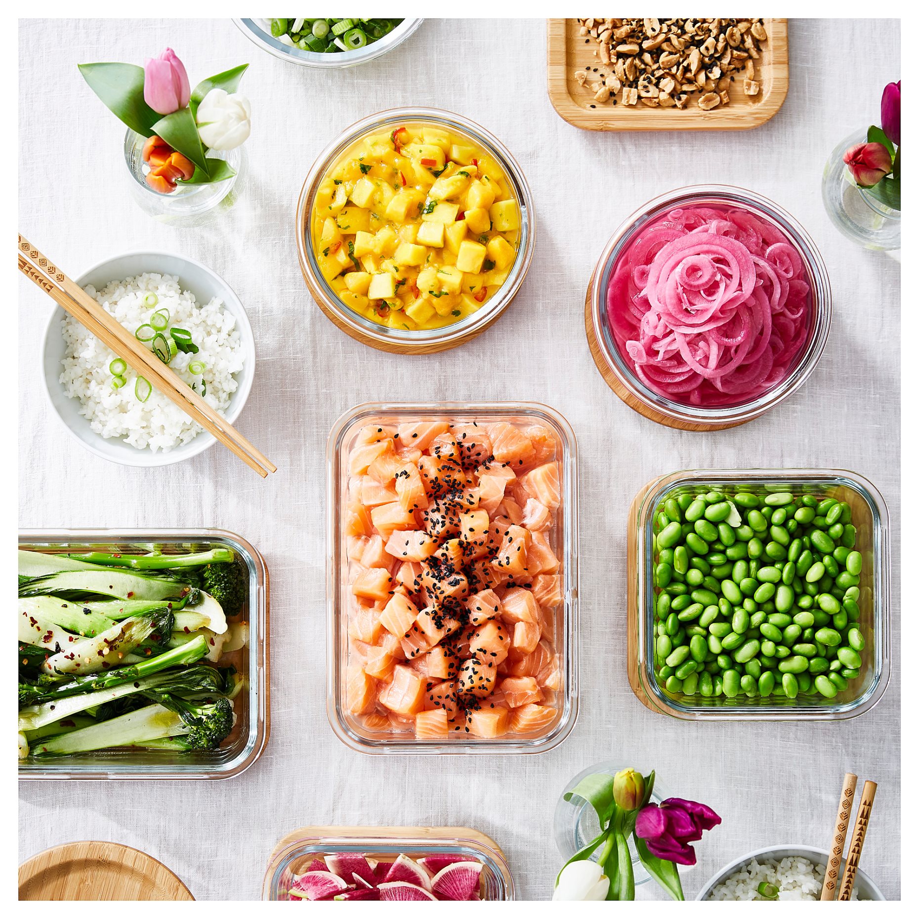 IKEA 365+, δοχείο αποθήκευσης τροφίμων στρογγυλό/γυαλί, 400 ml, 503.591.95