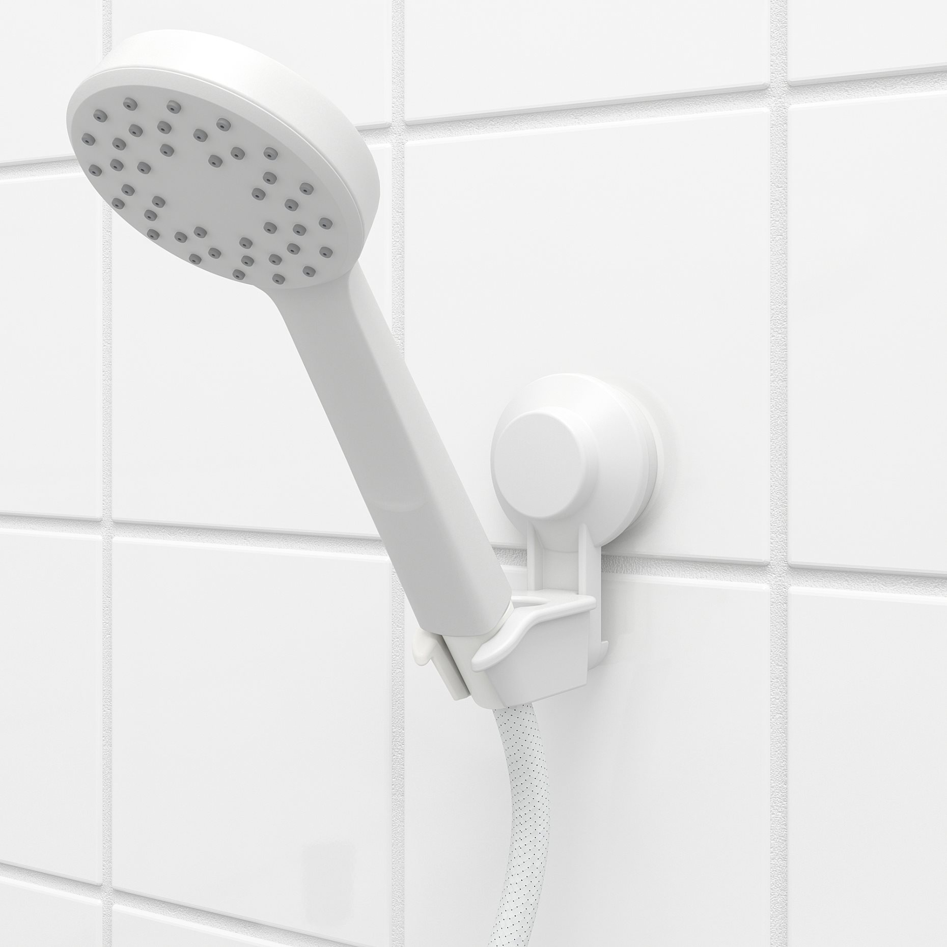 TISKEN, hand shower park bracket with suction cup, 504.003.07