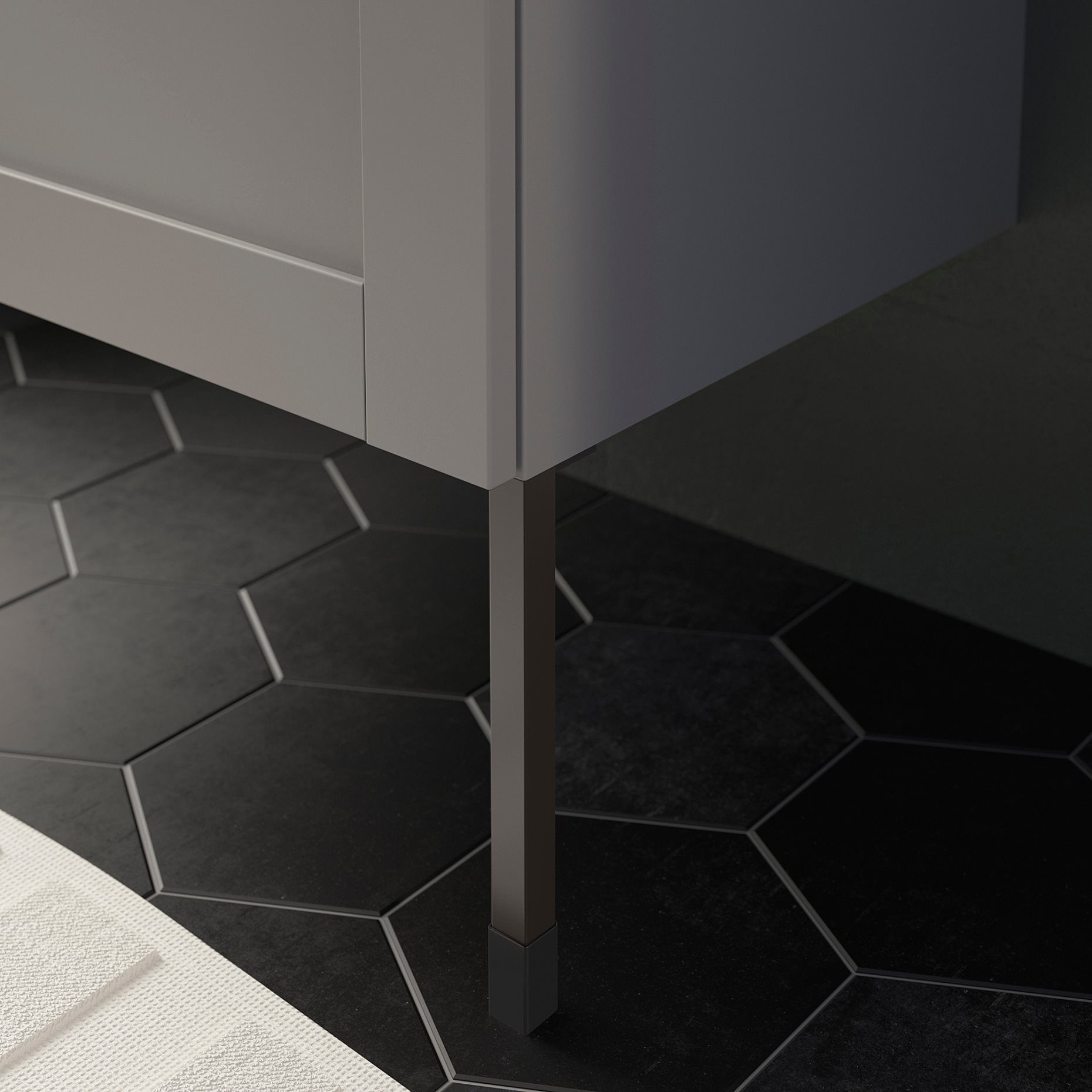 ENHET, πόδια για ντουλάπι 23.5 cm, 2 τεμ., 504.490.21