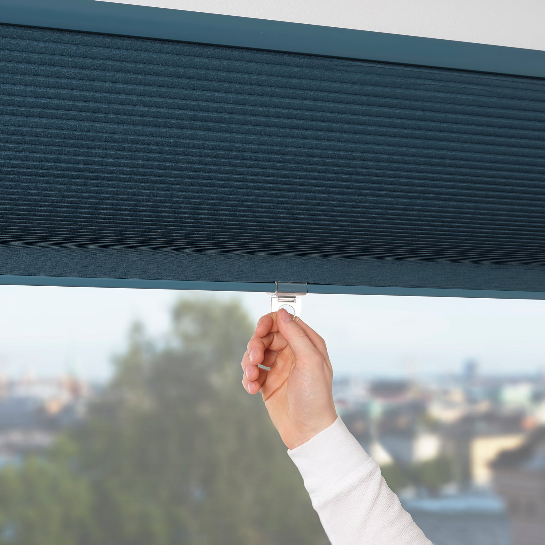 HOPPVALS, στόρι μερικής συσκότισης, κυψελοειδές, 504.510.28