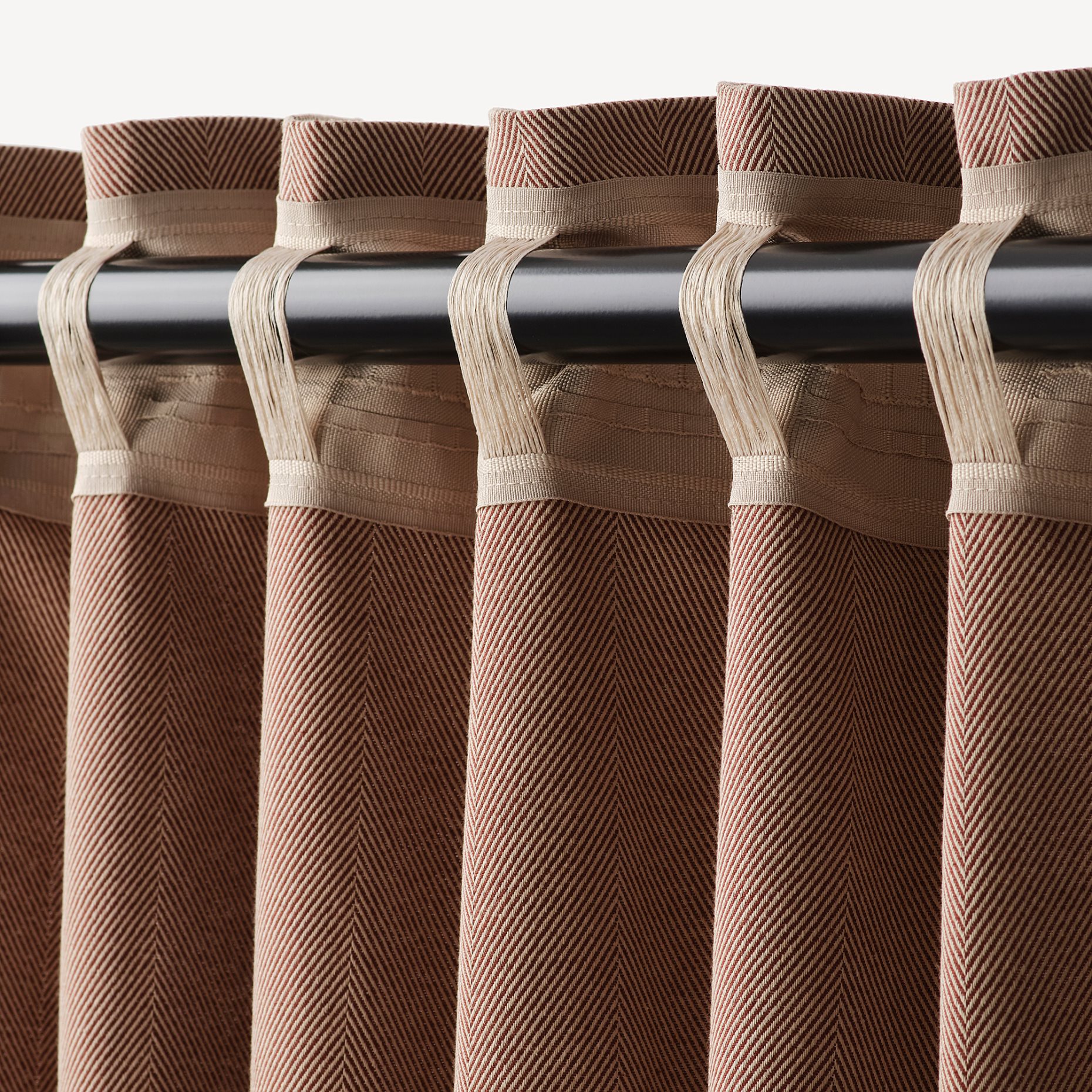 TIBAST, room darkening curtains 145x300 cm, 1 pair, 504.666.66