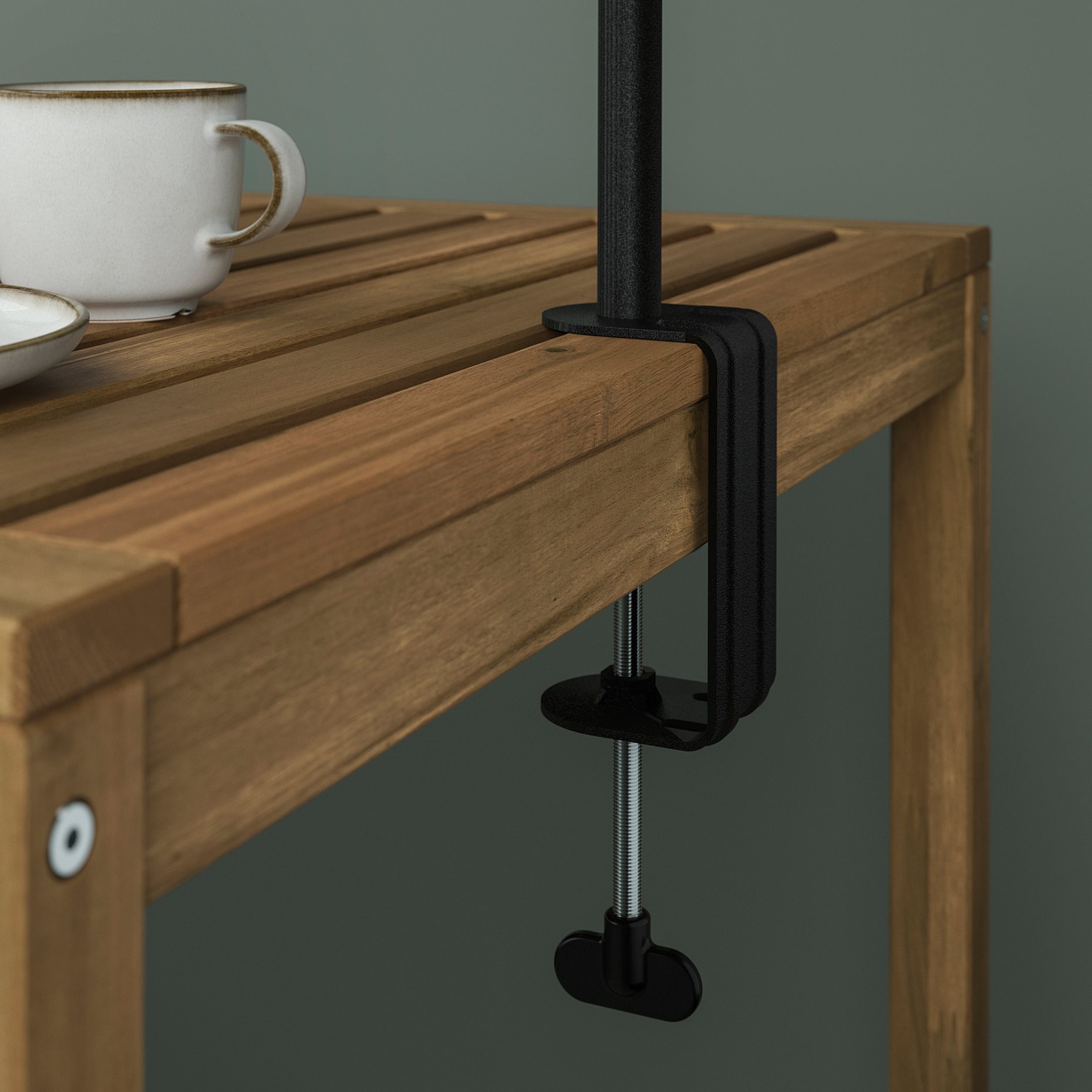HELGEO, decorating rod for table/adjustable/in/outdoor, 115/235x116 cm, 505.620.50